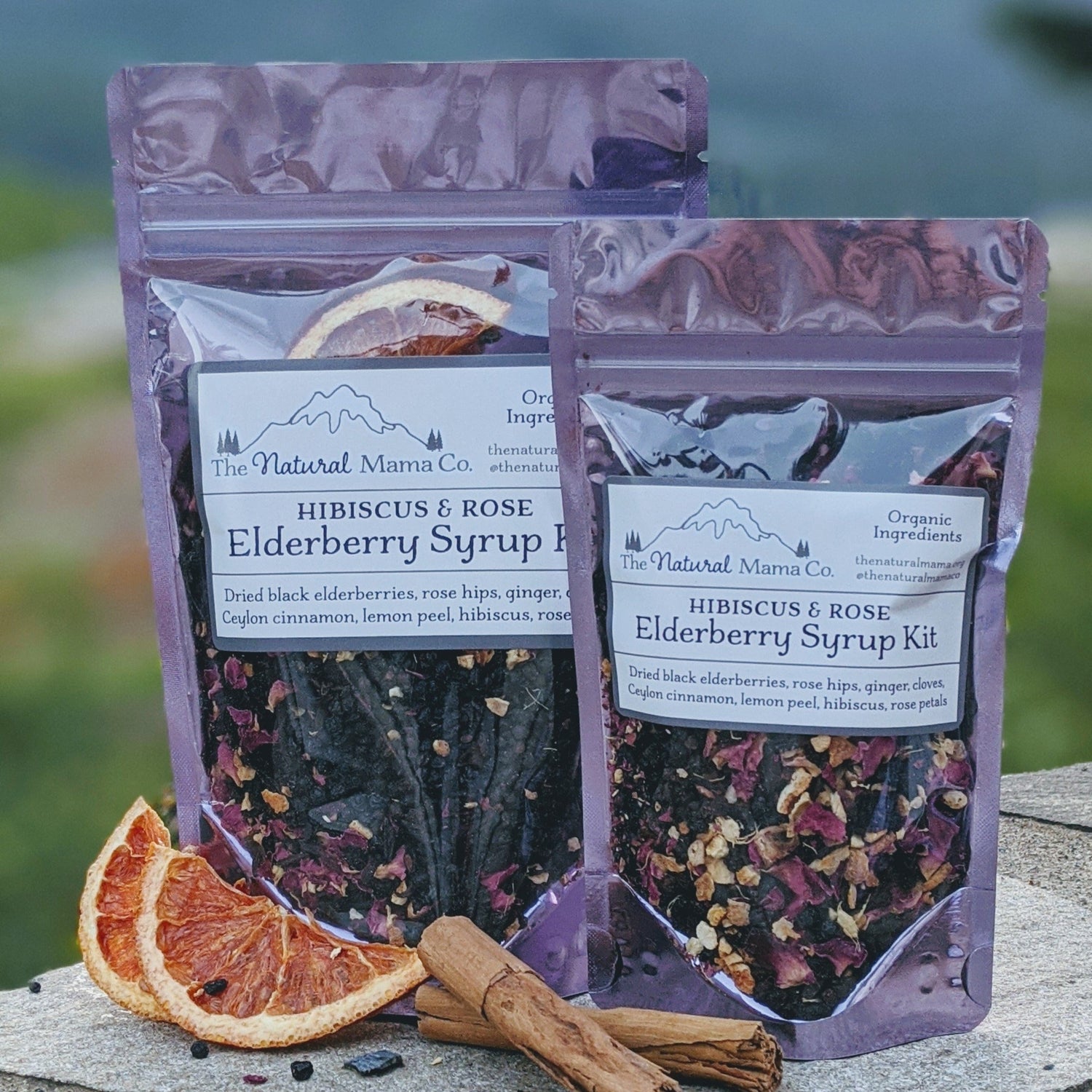 Elderberry Syrup Kit - Hibiscus & Rose