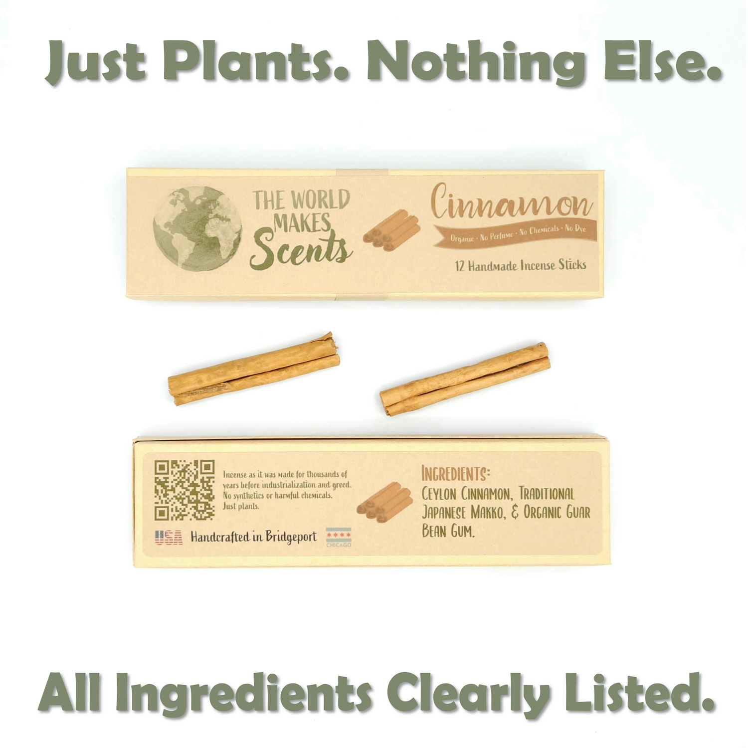 Cinnamon Organic Incense Sticks