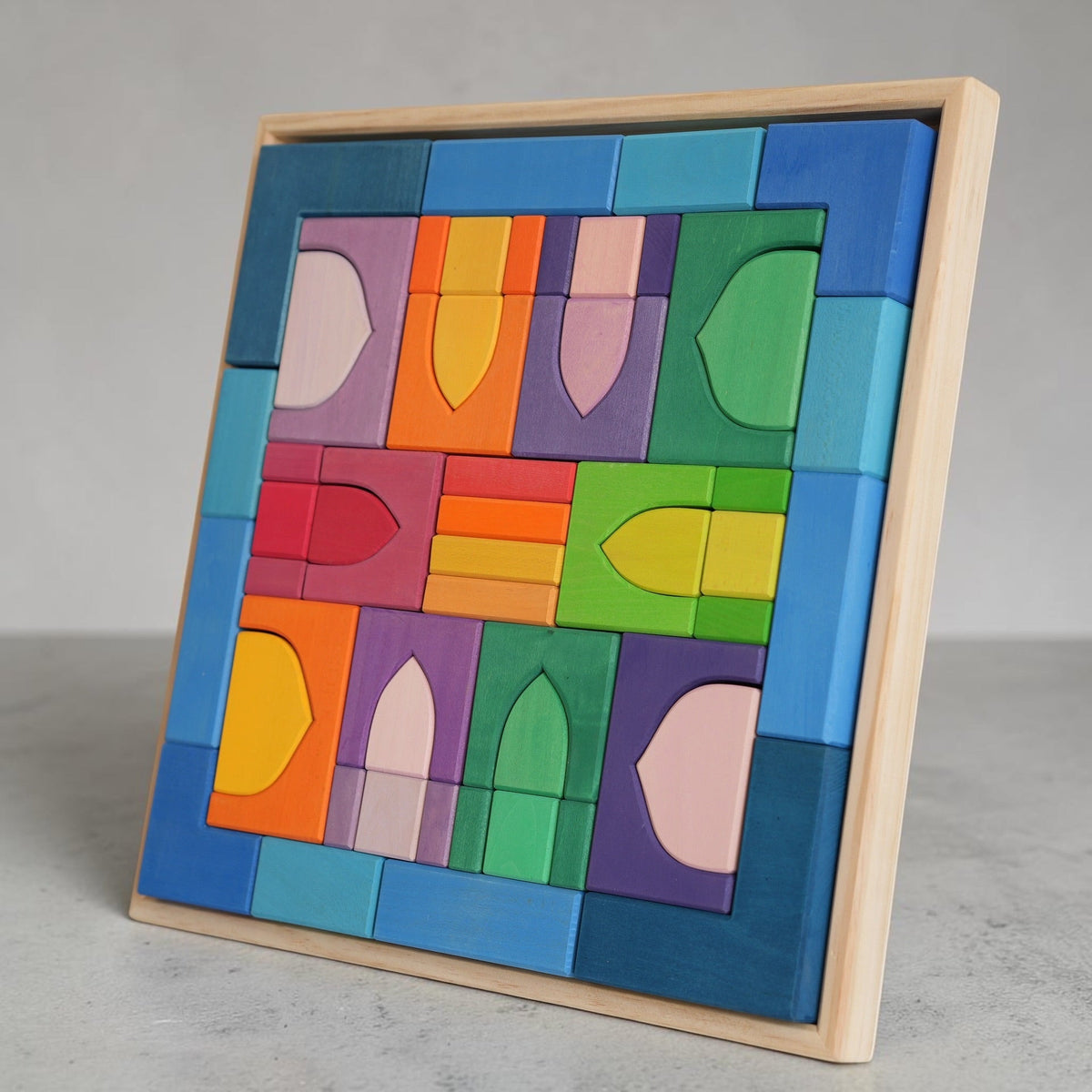 **Pre-order (Ships in 2-3 Weeks)** Large "Arabian 1001 Nights" Puzzle - Building Block Set (Stained)