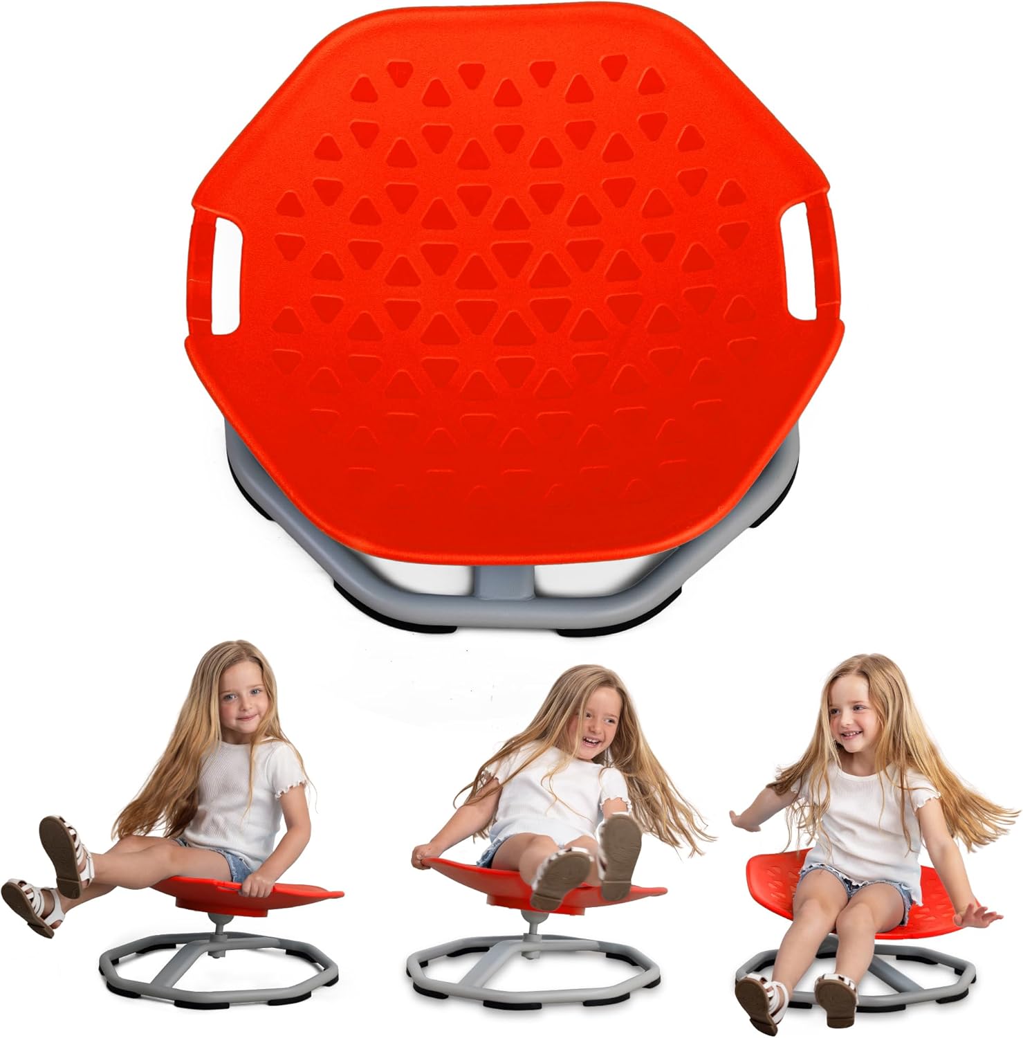 Special Supplies Sensory Spin Chair for Kids - Comfortable - Versatile Floor Chair for Playroom, Bedroom, or Nursery