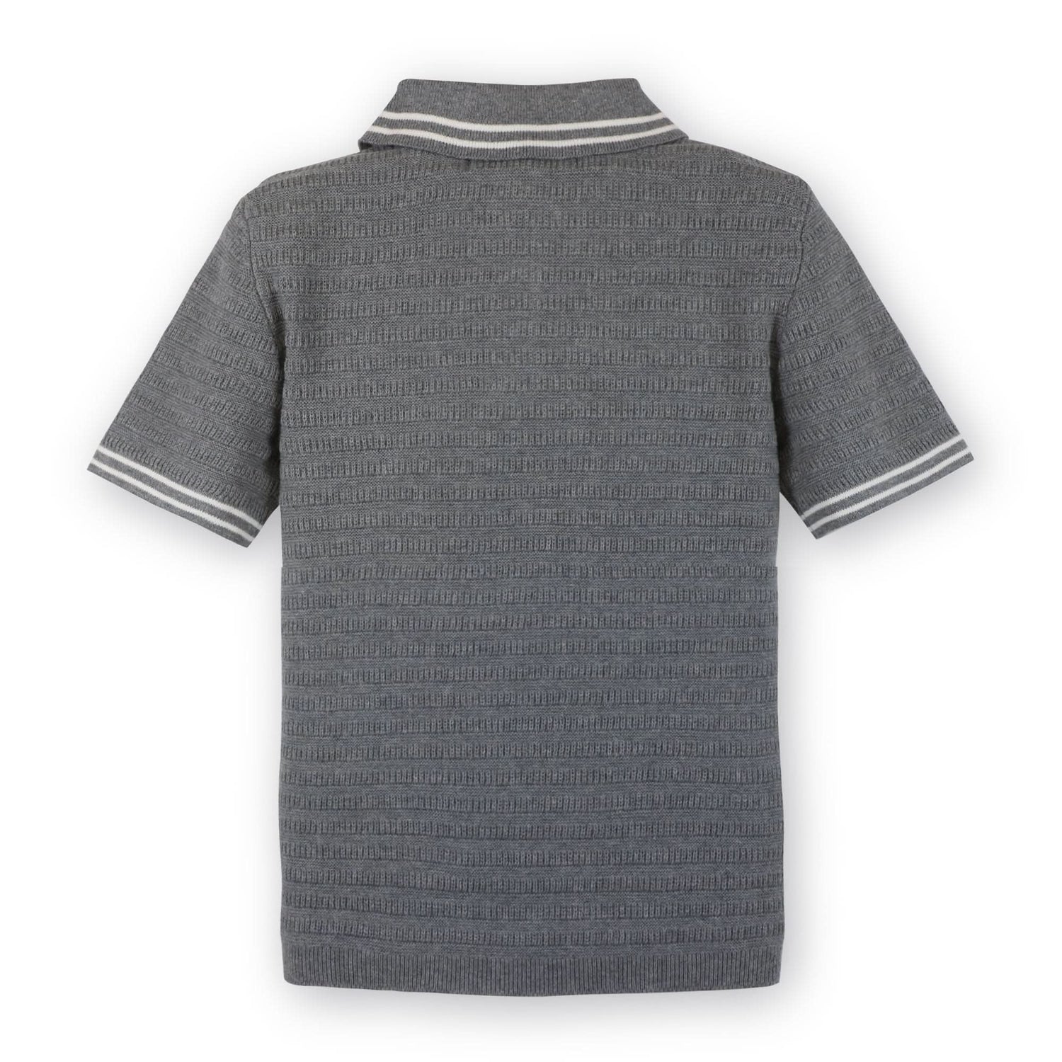 Short Sleeve Organic Sweater Polo - Baby