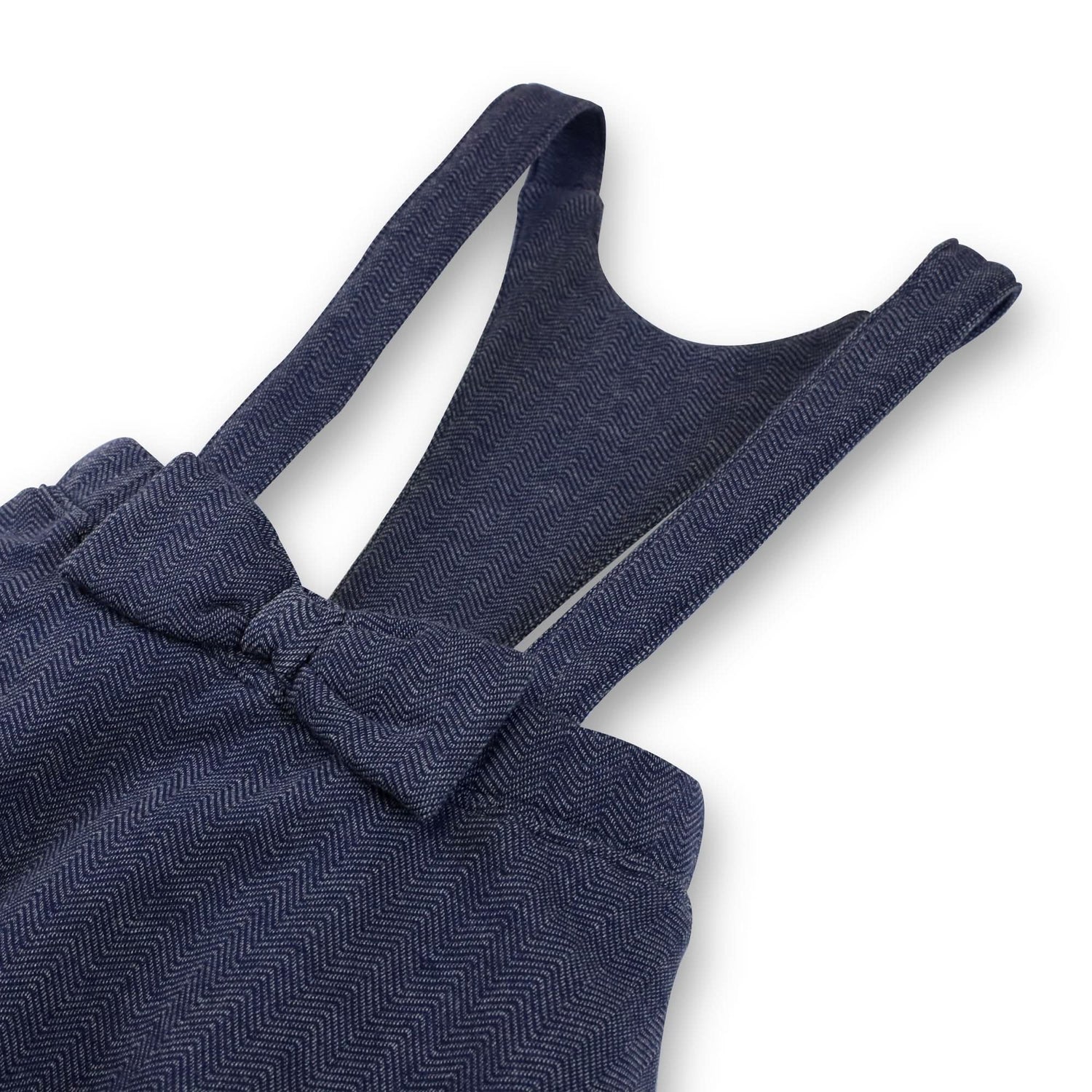 Fleece Bow Front Suspender Skirt - Baby