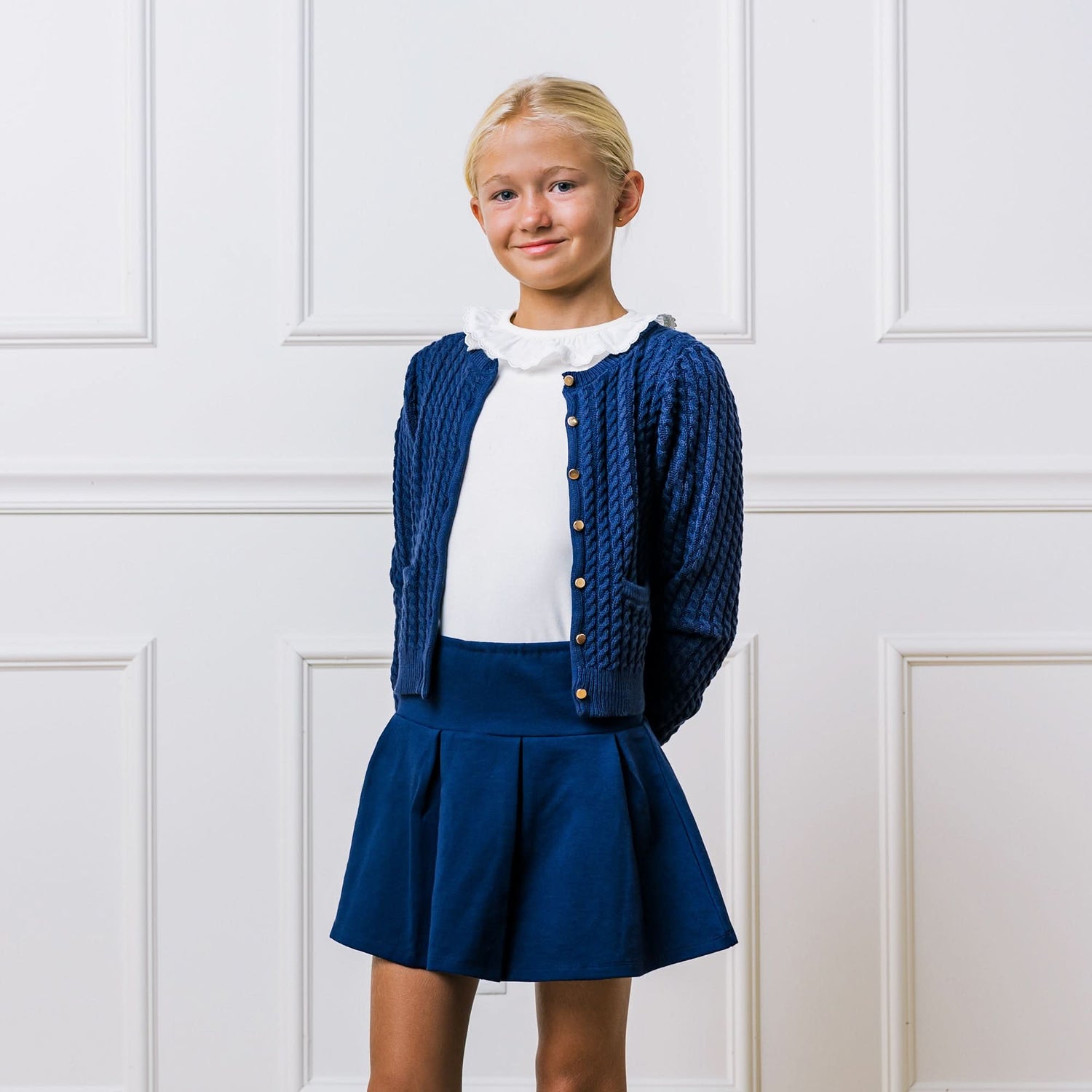 Ponte Pleated Skort