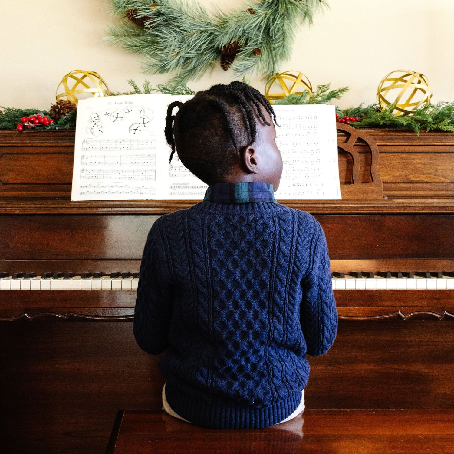 Organic Fisherman Sweater - Baby