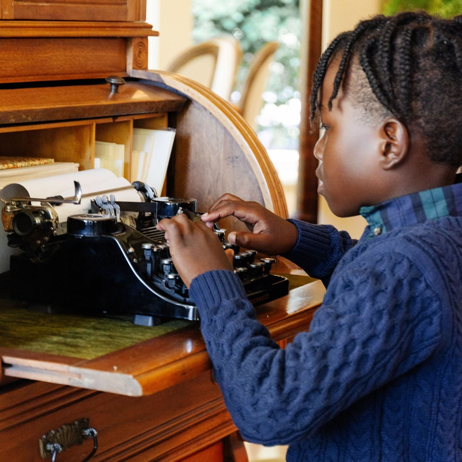 Organic Fisherman Sweater - Baby