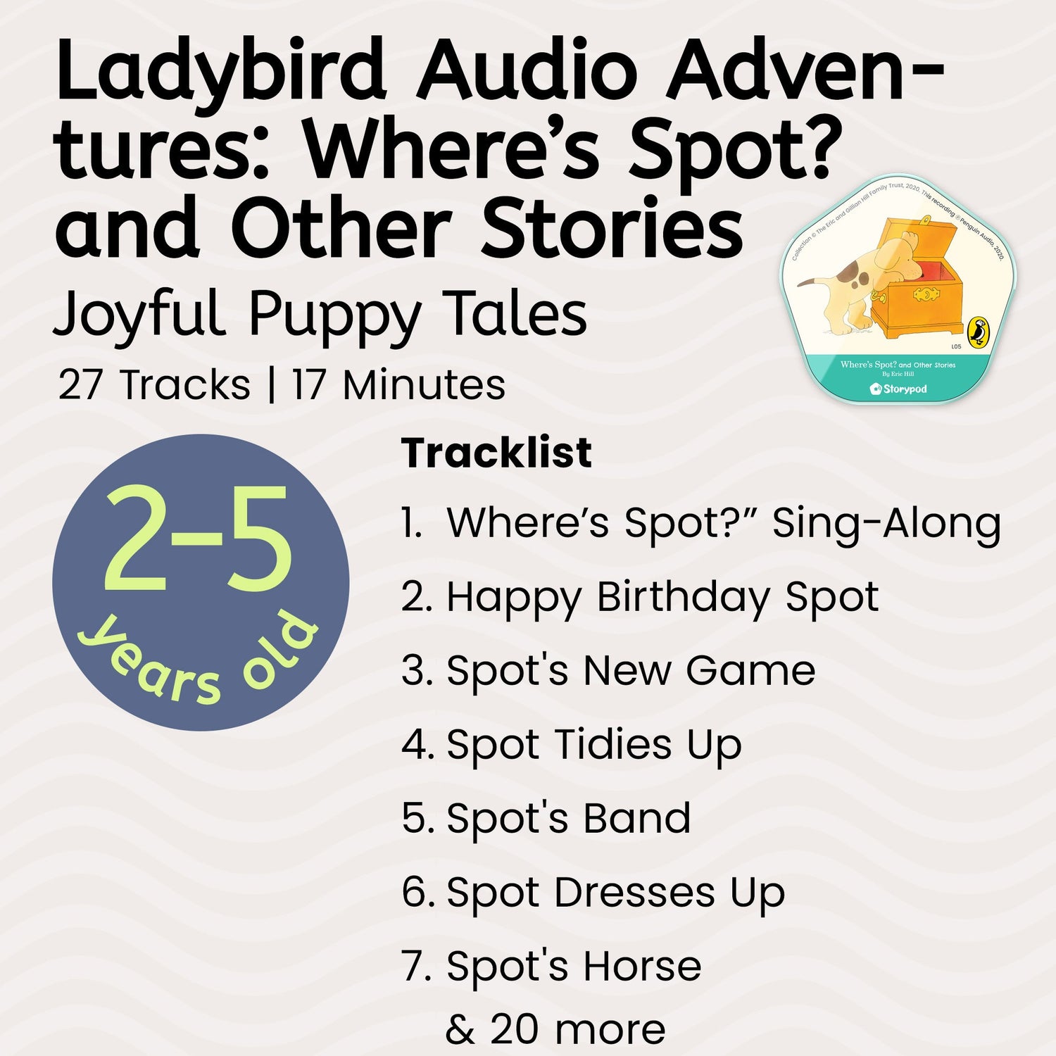 Ladybird Audio Adventures: Where’s Spot? and Other Stories