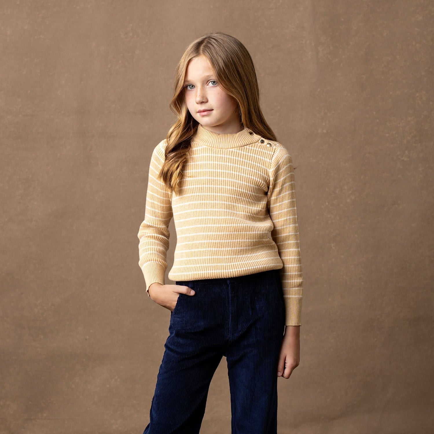 Organic Mock Neck Sweater - Baby