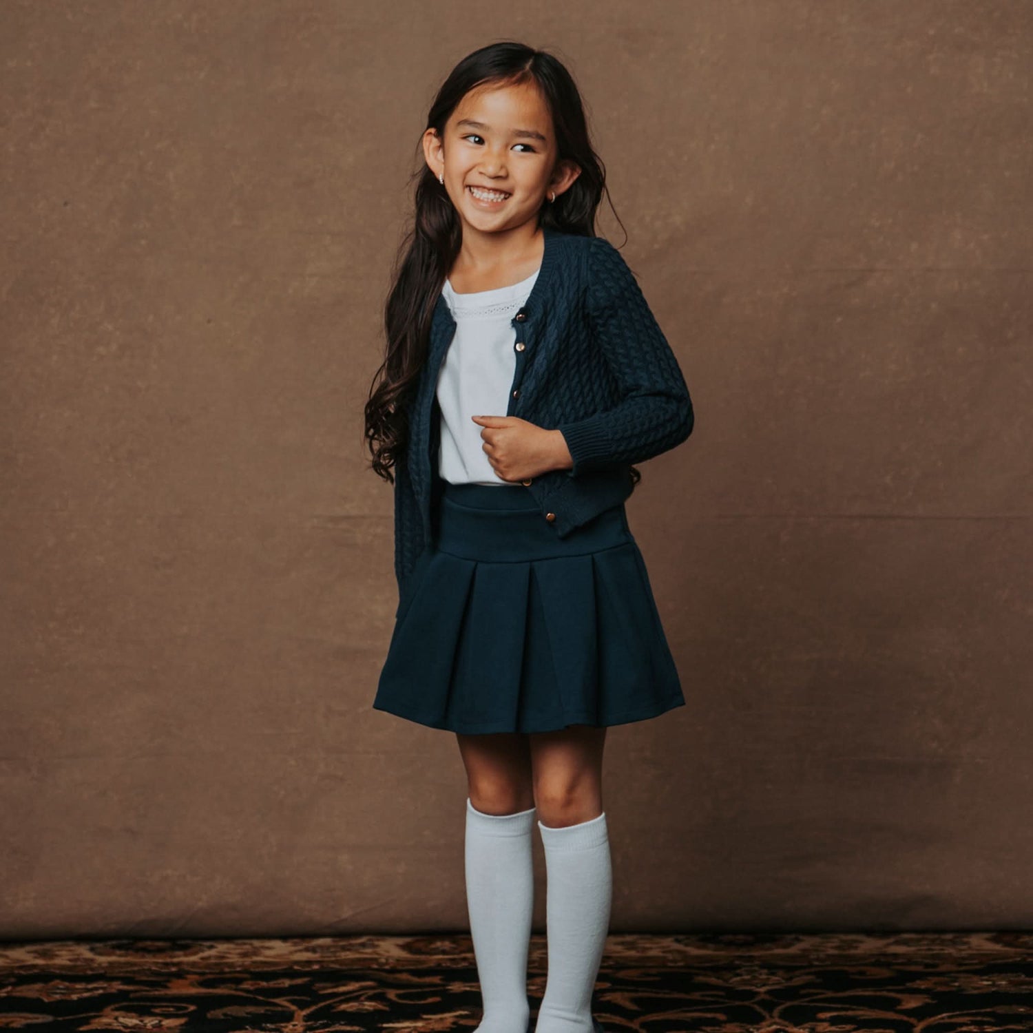 Ponte Drop Waist Skort - Baby