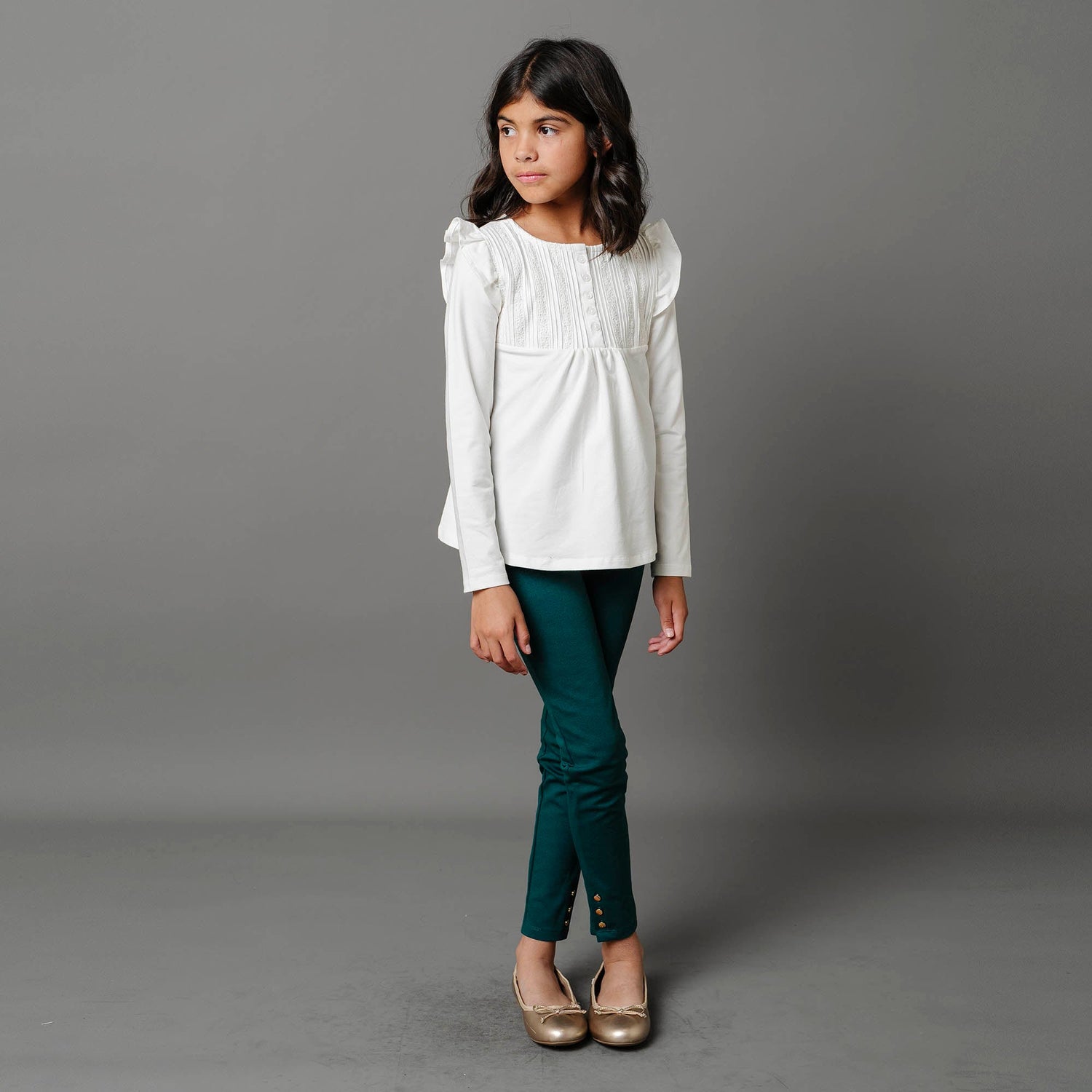 Button Cuff Ponte Pant