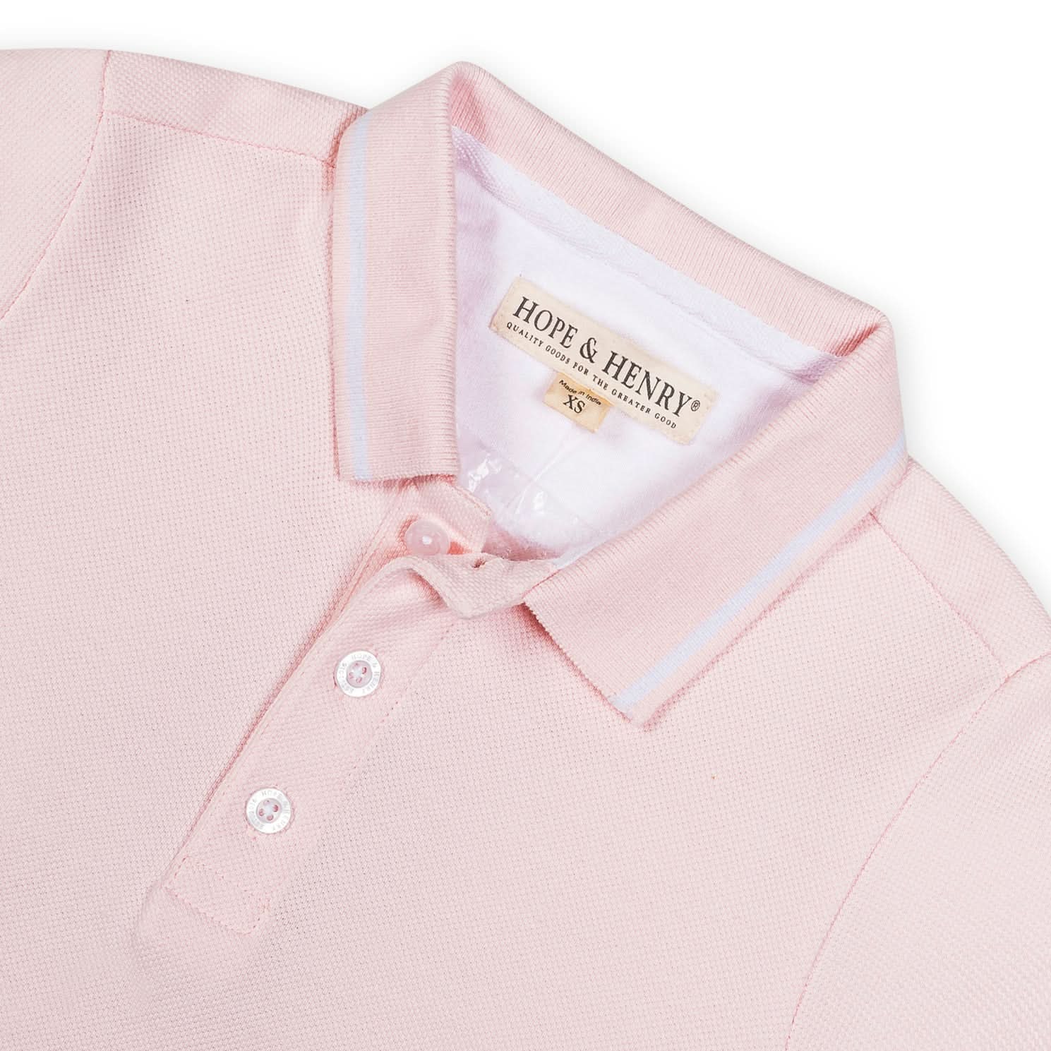 Short Sleeve Organic Pique Polo