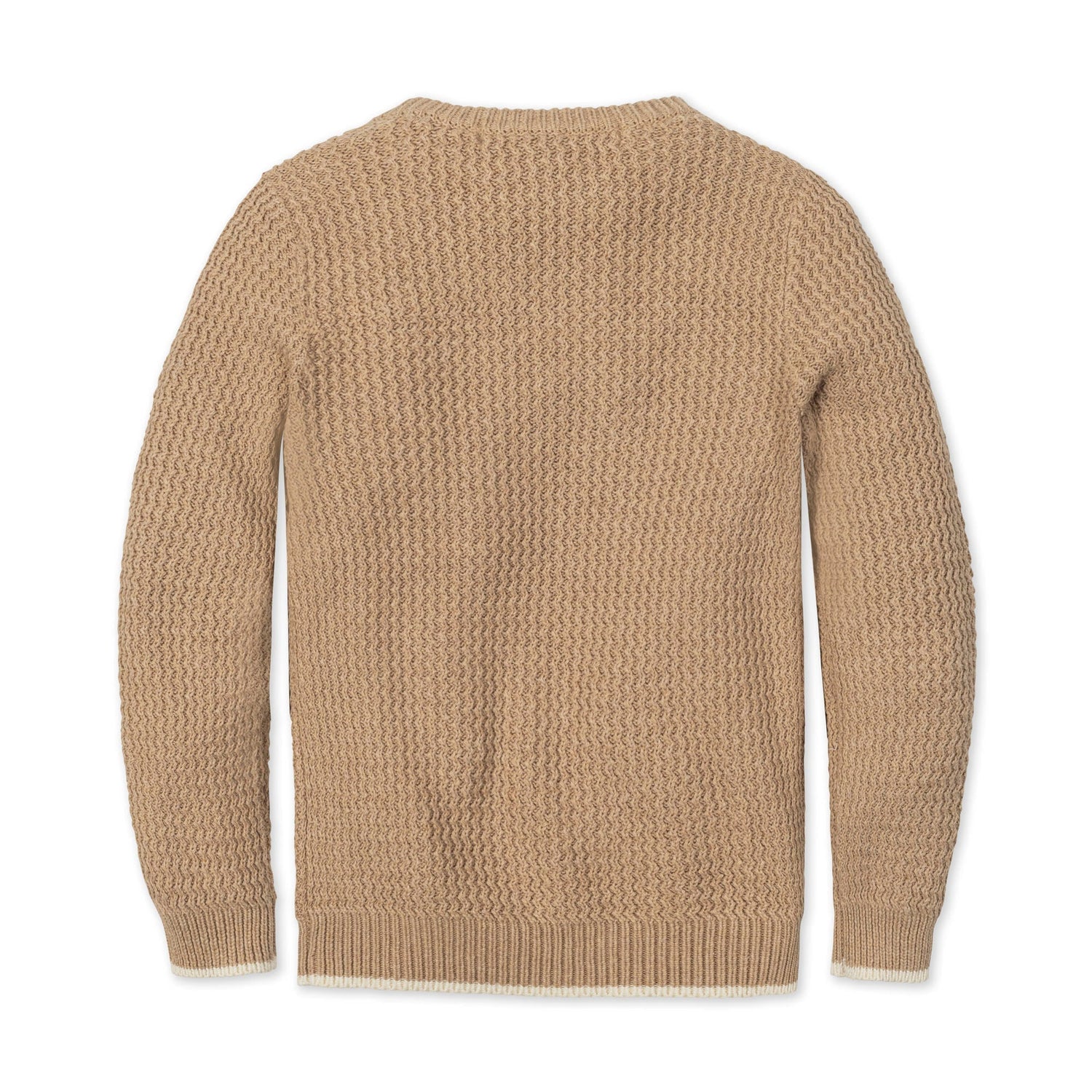 Organic Crewneck Sweater with Buttons