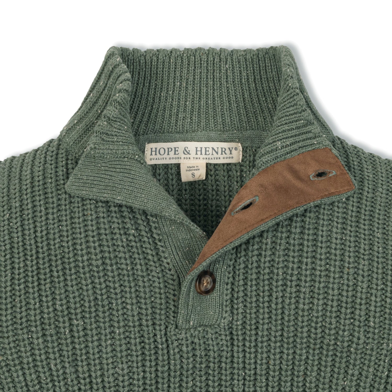 Organic Mock Neck Sweater