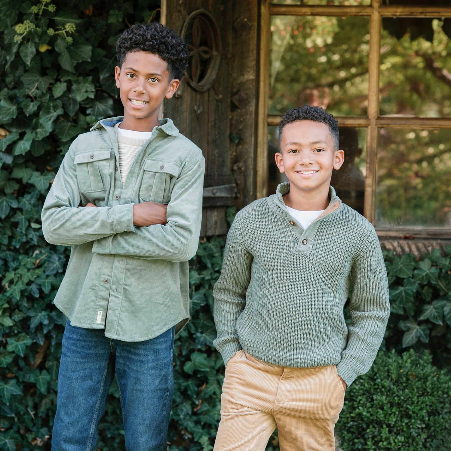 Organic Mock Neck Sweater