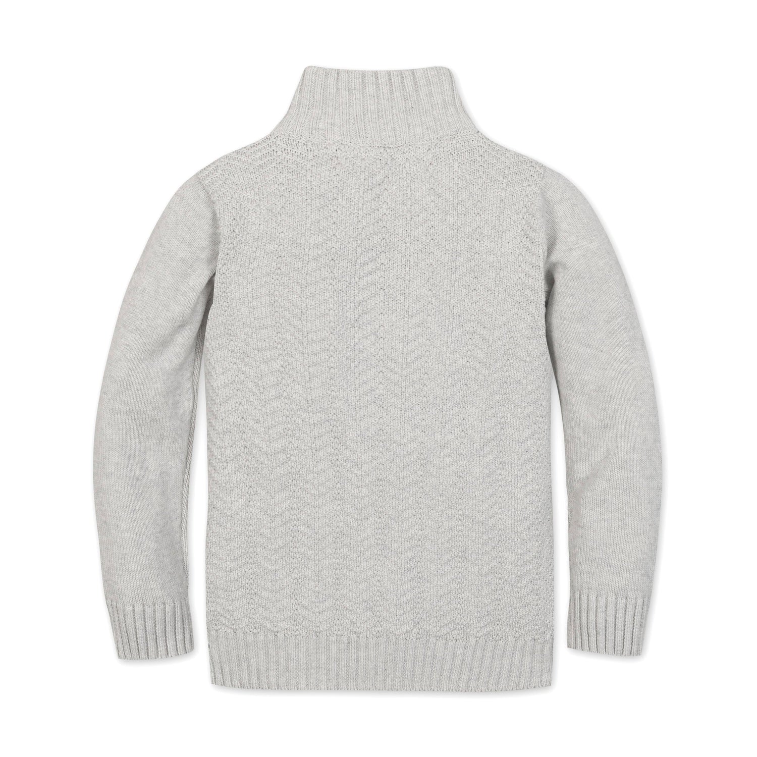 Organic Half Zip Cable Sweater