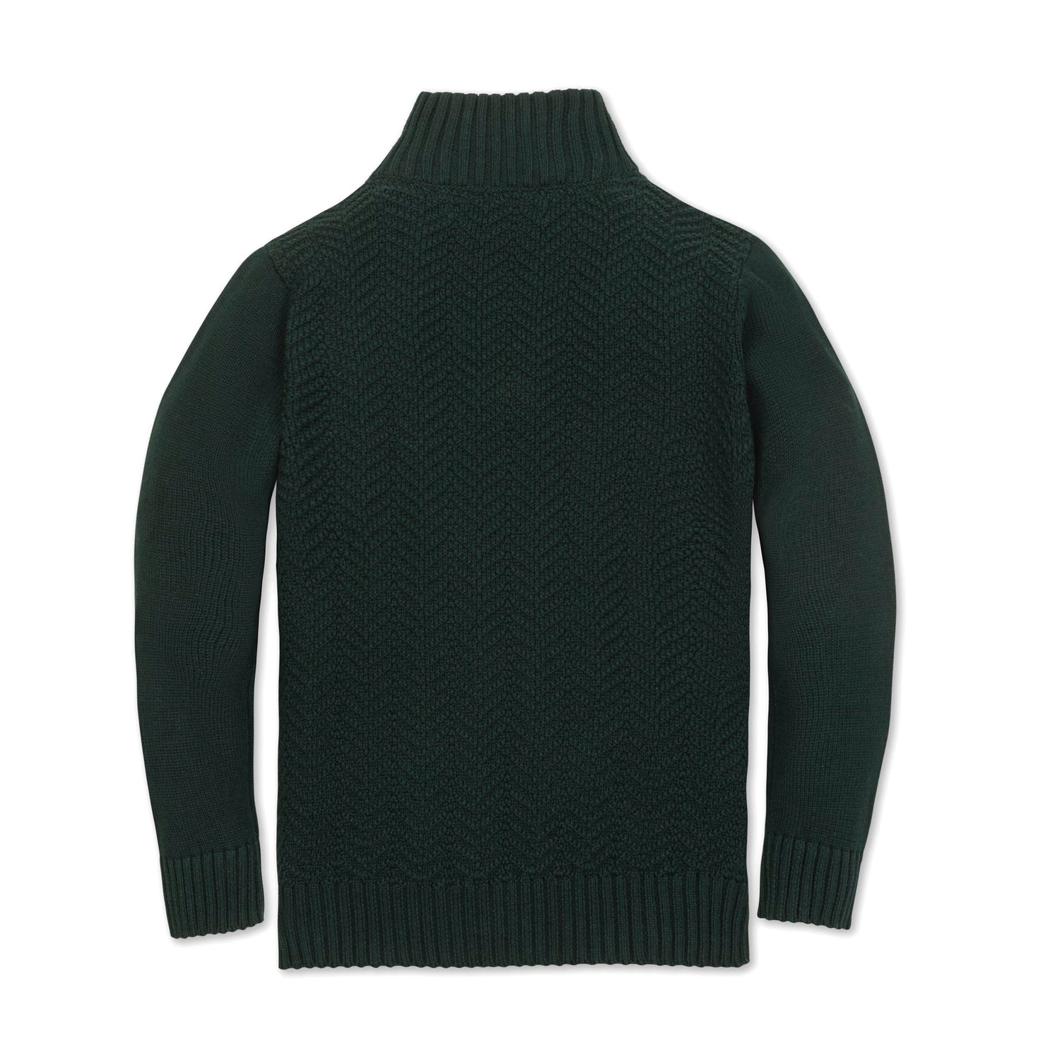 Organic Half Zip Cable Sweater