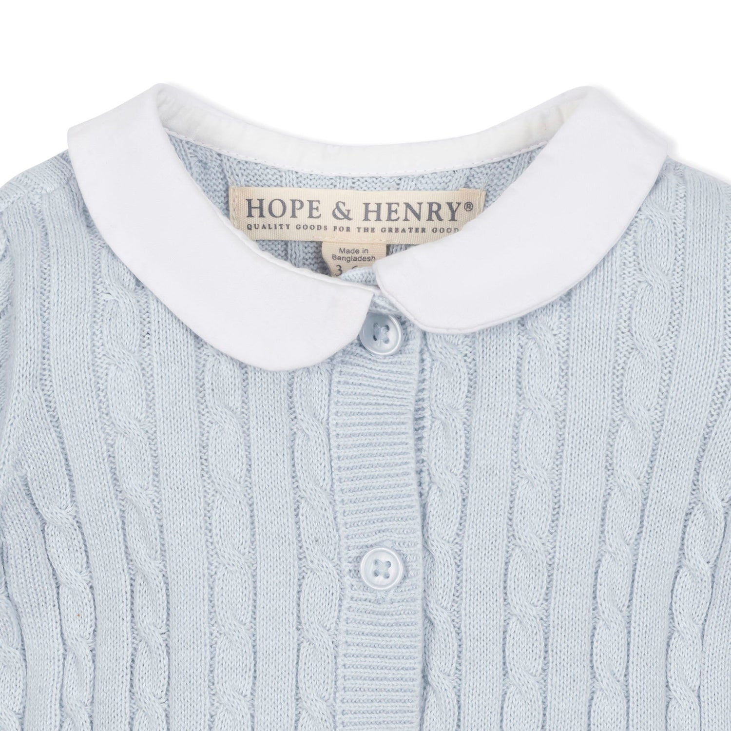 Organic Peter Pan Collar Sweater Romper