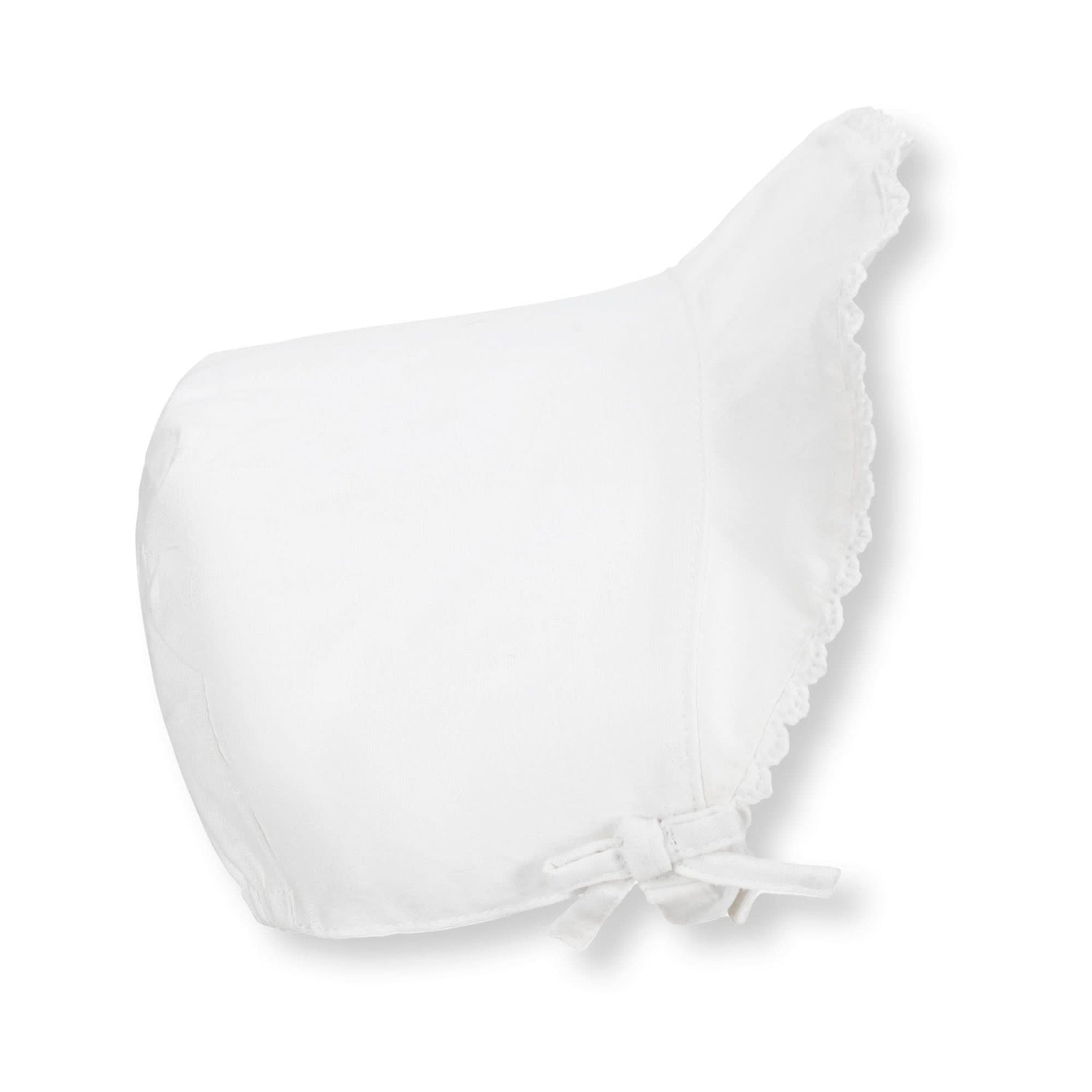 Brimmed Linen Bonnet