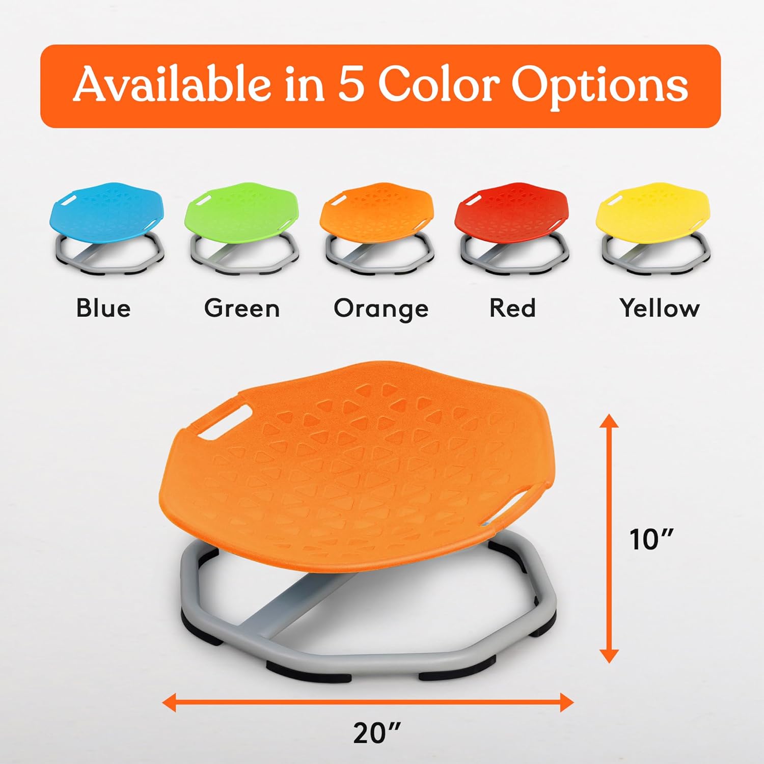 Special Supplies Sensory Spin Chair for Kids - Comfortable - Versatile Floor Chair for Playroom, Bedroom, or Nursery