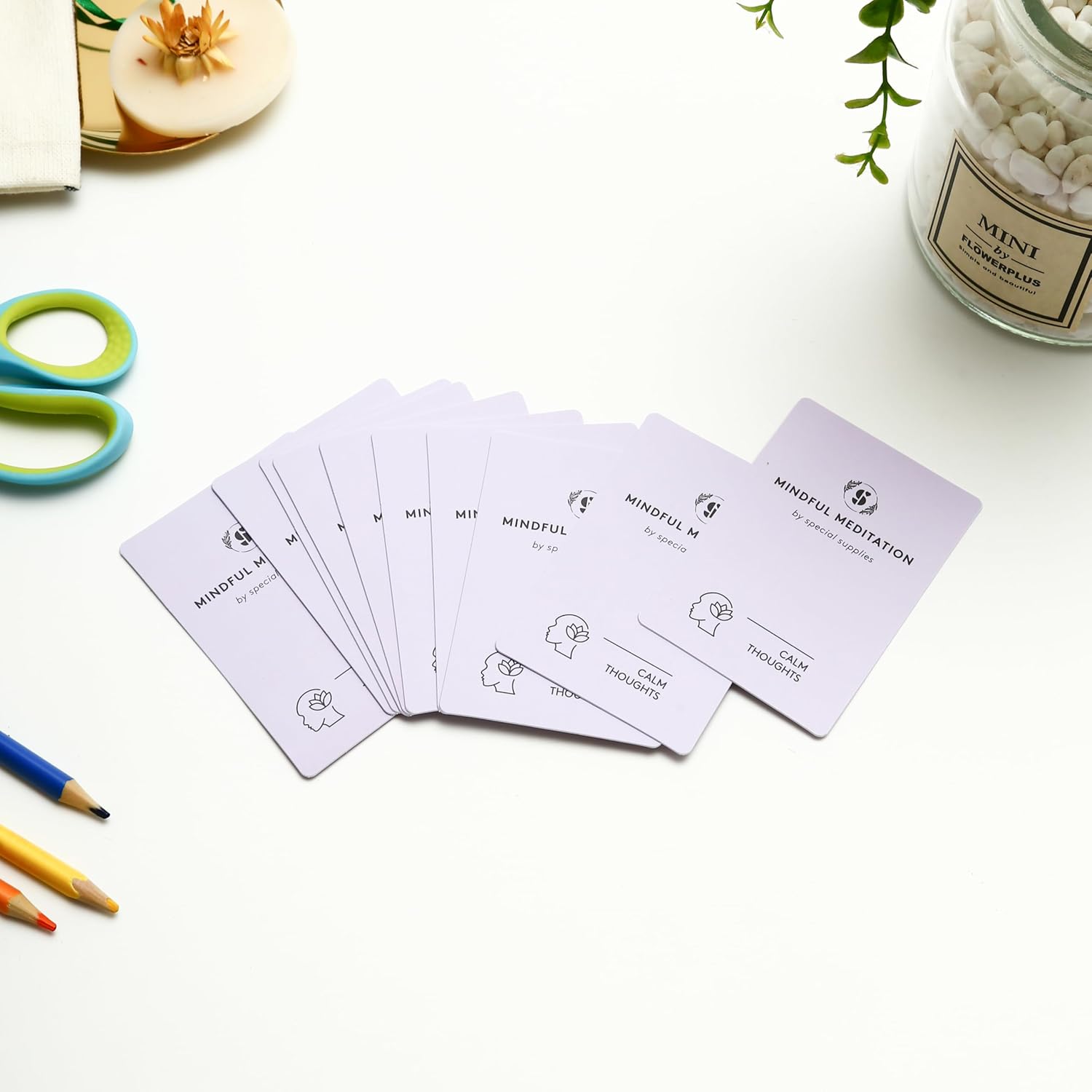 Special Supplies 101 Mindfulness & Meditation Cards Daily Self Care Kit for Stress and Anxiety Relief Relaxation Gift for Teens and Adults Positive Affirmations with Meaningful Practices