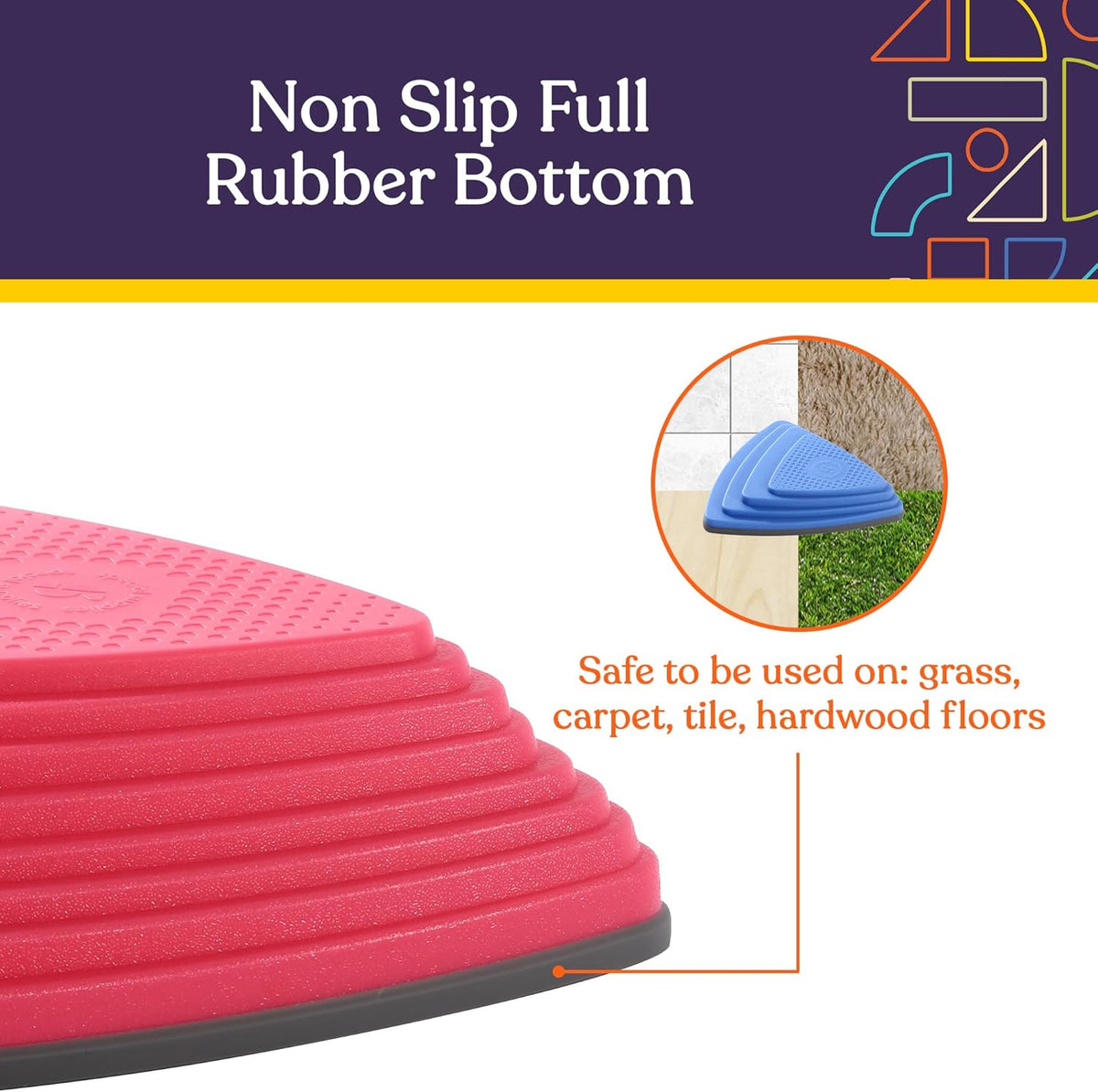 Balance Stepping Stones for Kids, 10-Piece Set by Special Supplies