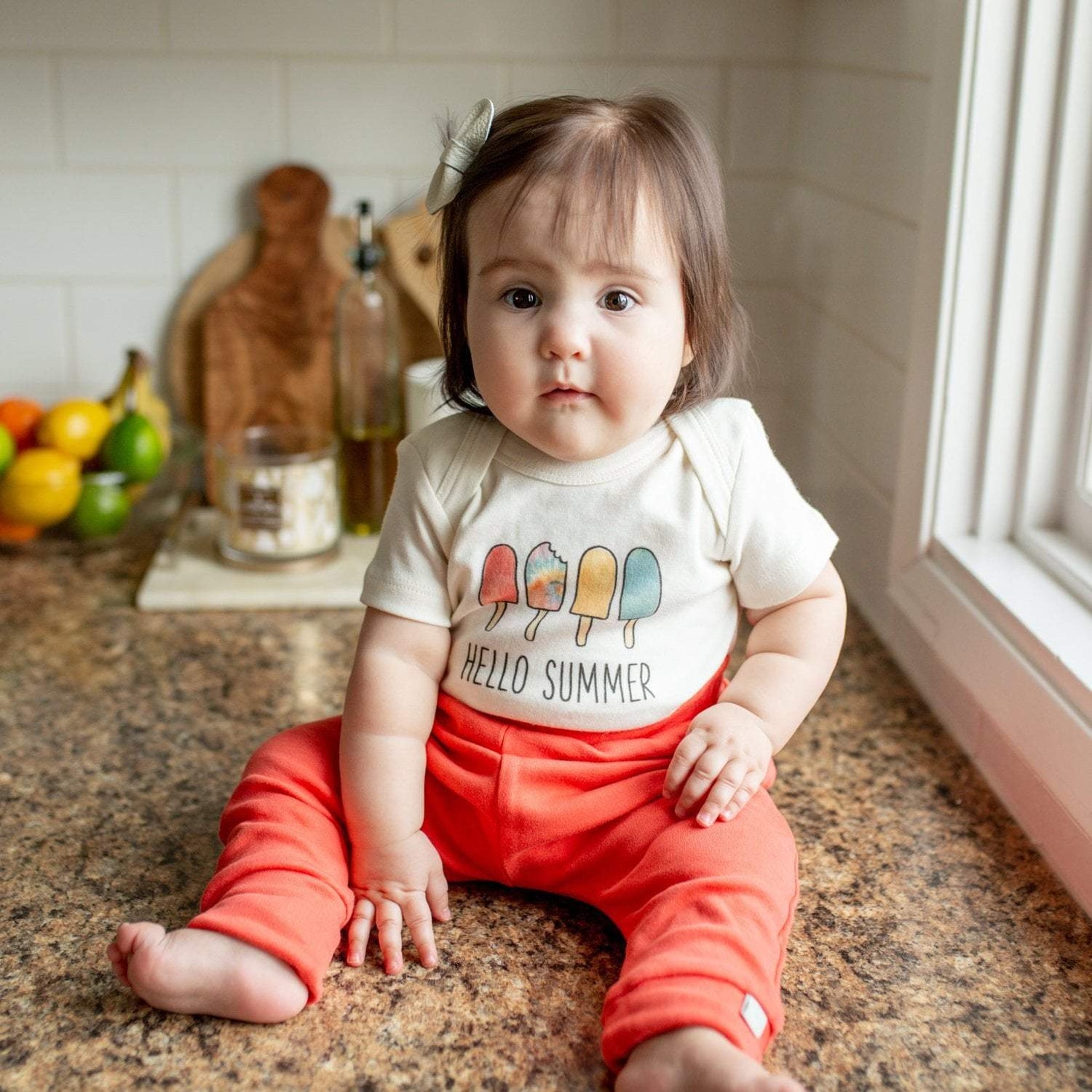 graphic bodysuit | hello summer