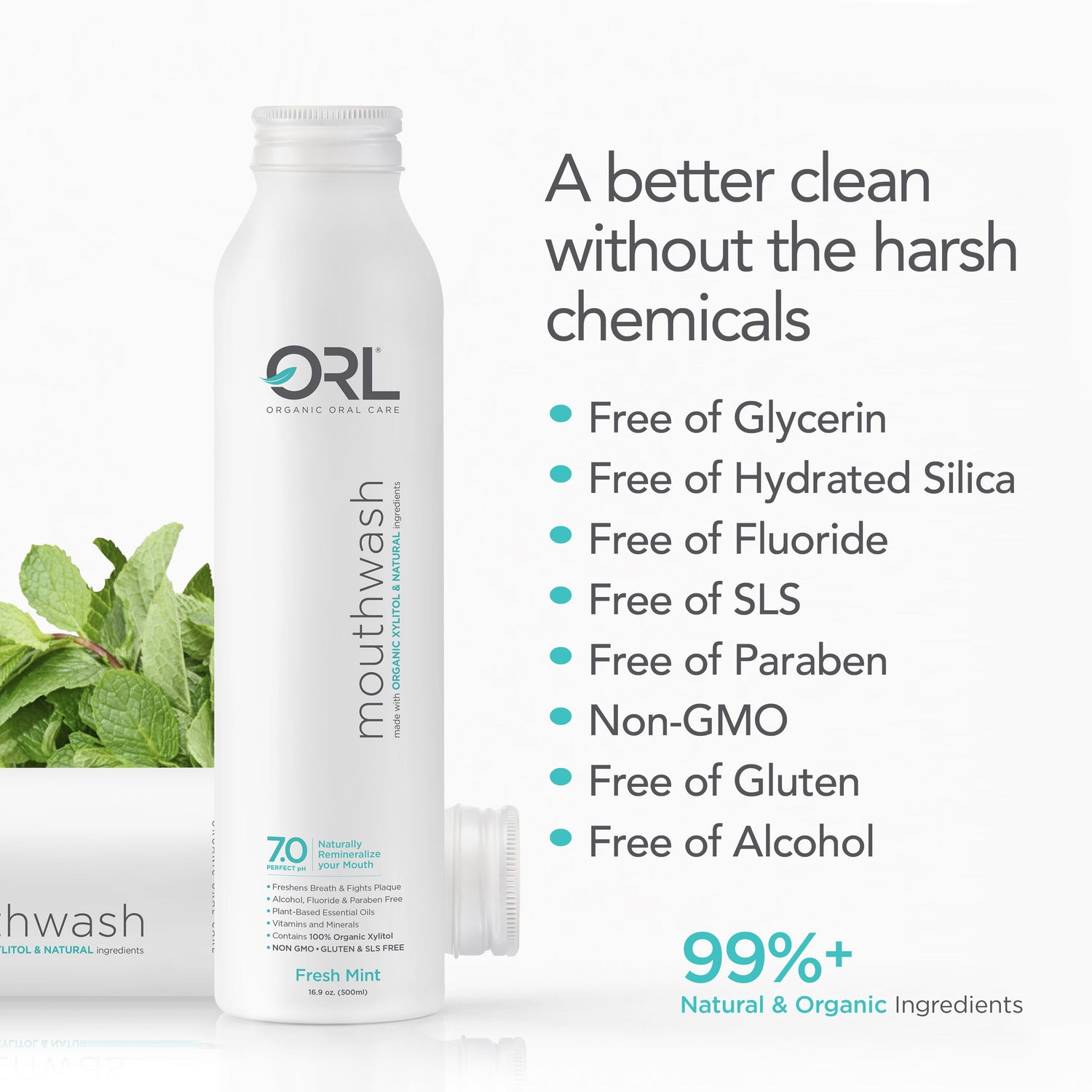 Natural Mouthwash made with the Finest Clean Ingredients
