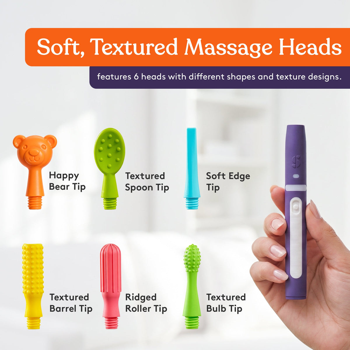 Buzz Buddy™ Vibrating Oral Sensory Kit with 6 Tips by Special Supplies