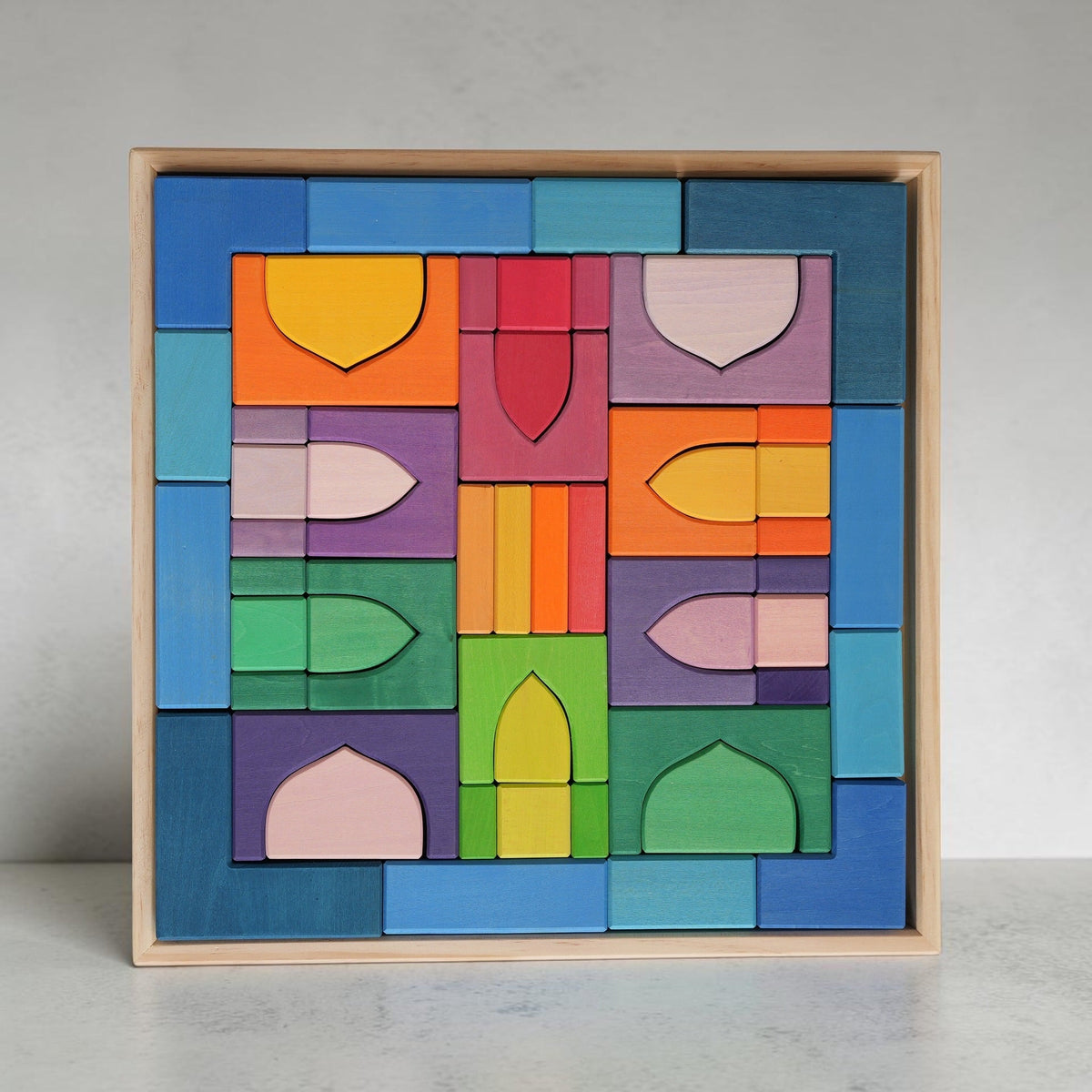**Pre-order (Ships in 2-3 Weeks)** Large "Arabian 1001 Nights" Puzzle - Building Block Set (Stained)