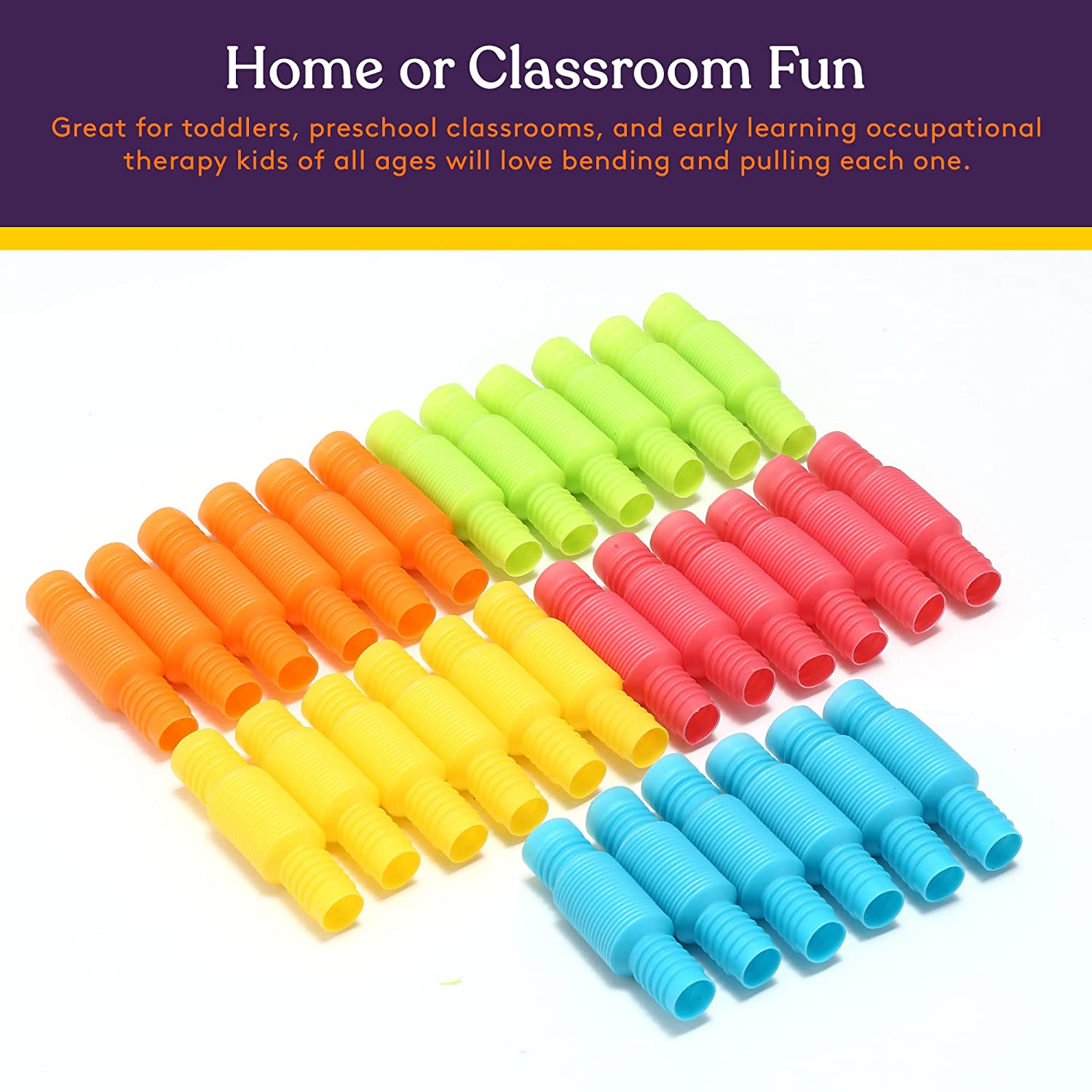 Tiny Pop Tubes (Multi-Color): 30 Pack