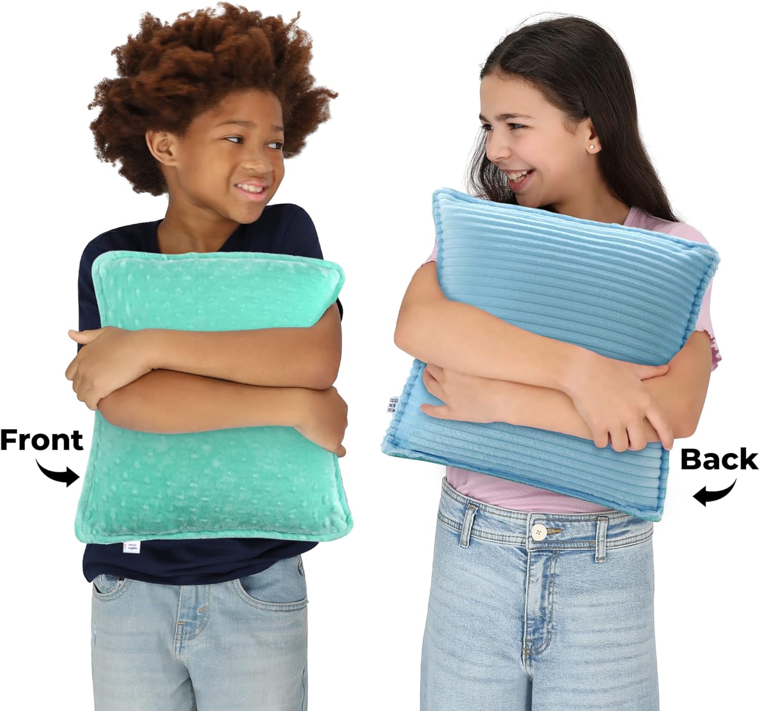 Sensory Vibrating Pillow - Blue & Green