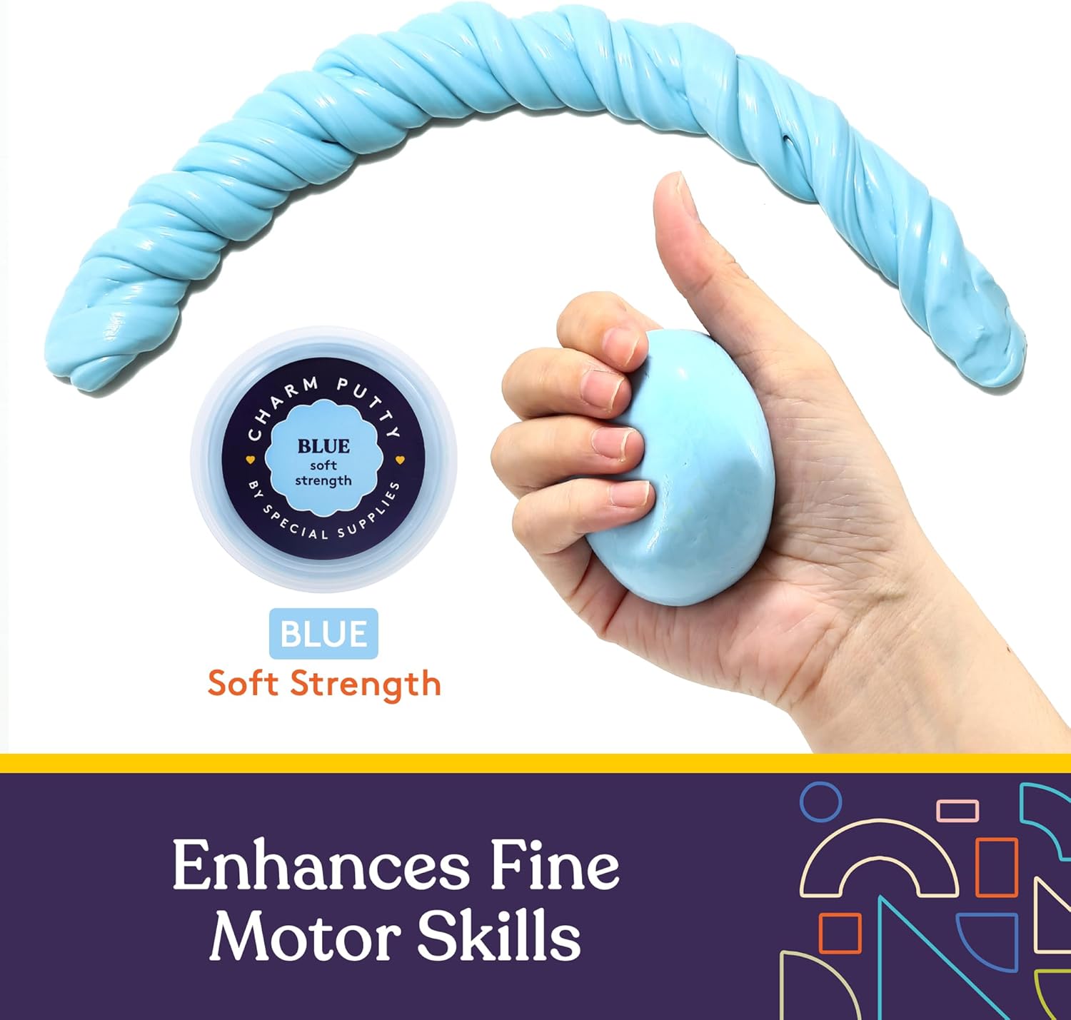 Therapy Putty with 10 Charms – (Sea Set) Soft Strength