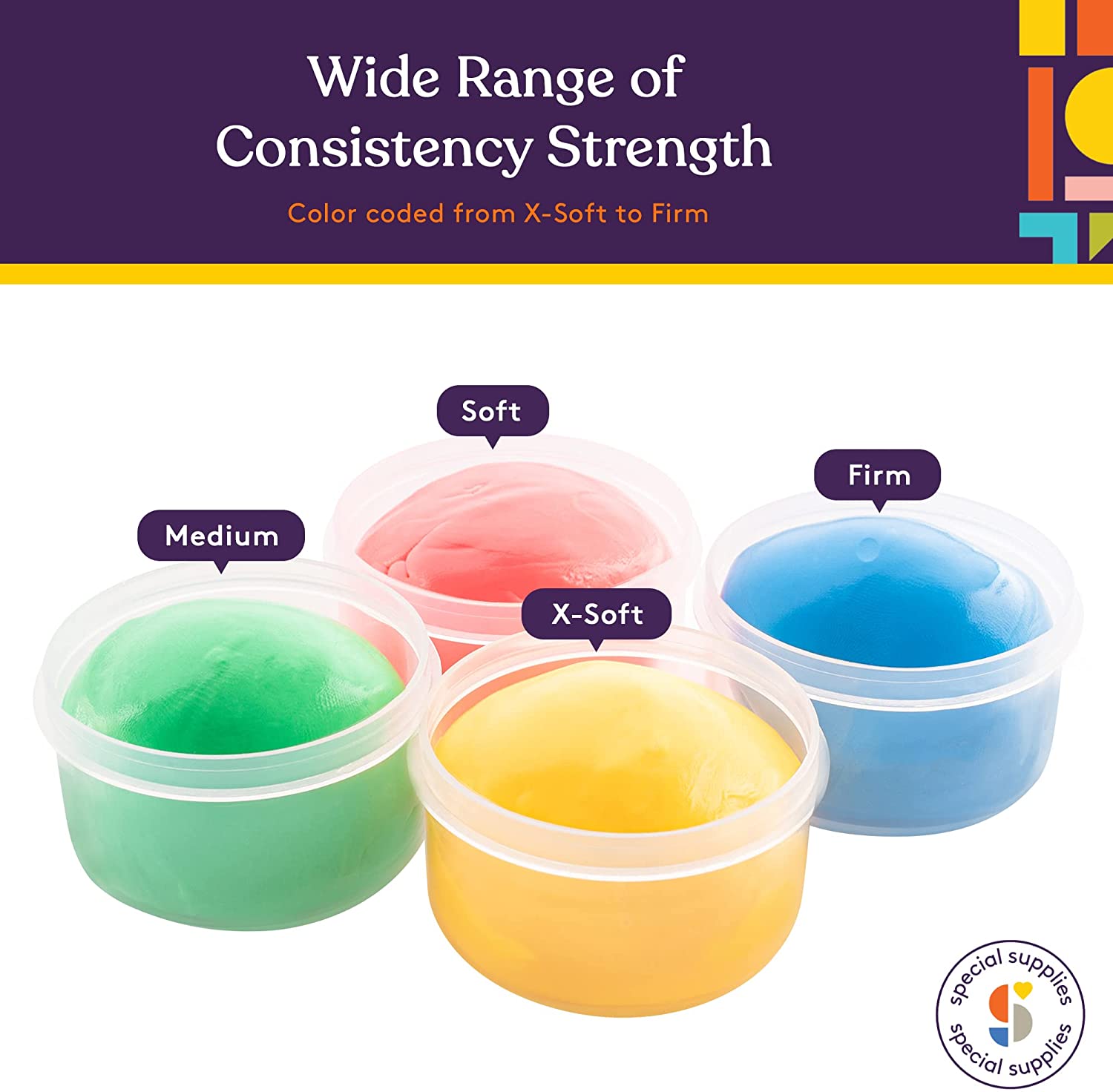 Therapy Putty (Primary Colors): 4 Pack
