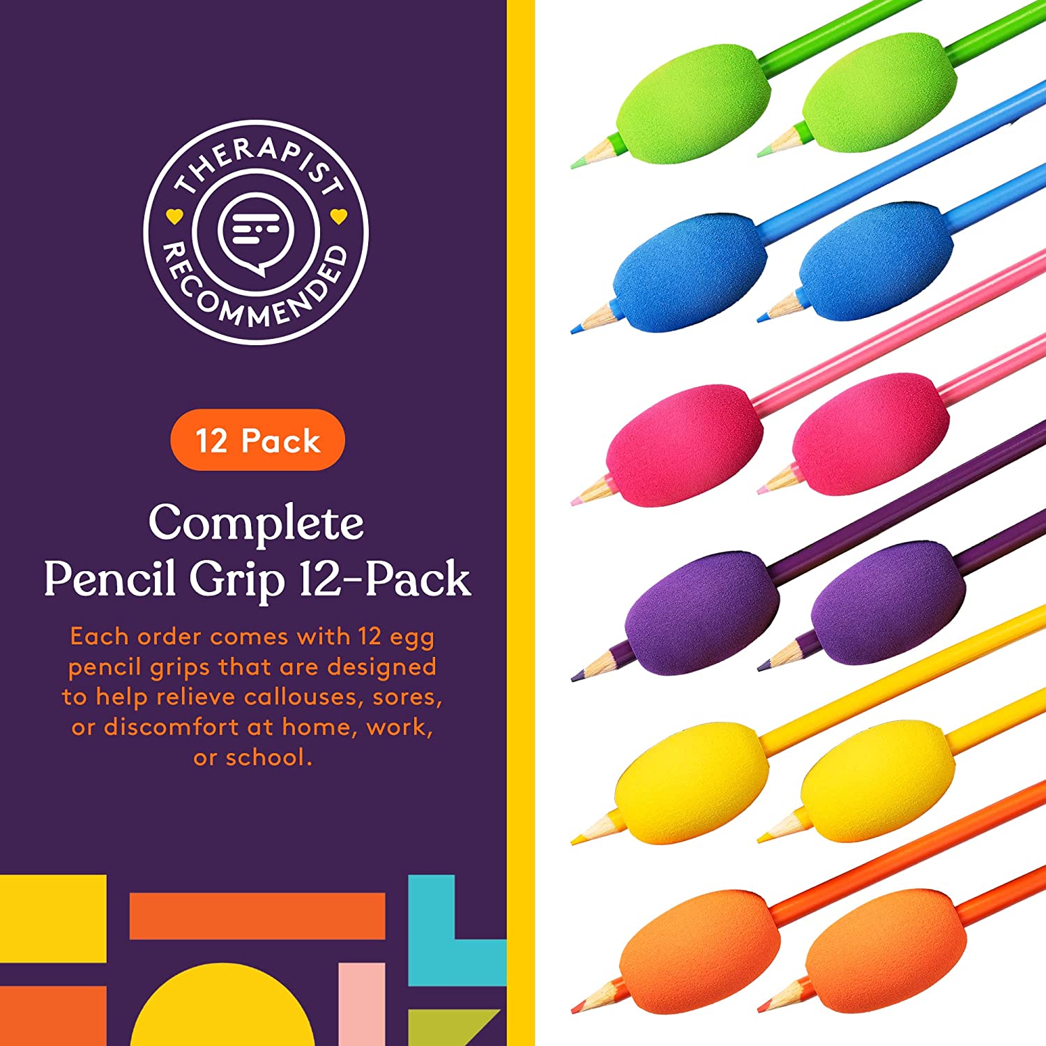 Pencil Egg Grips (12 Pack)