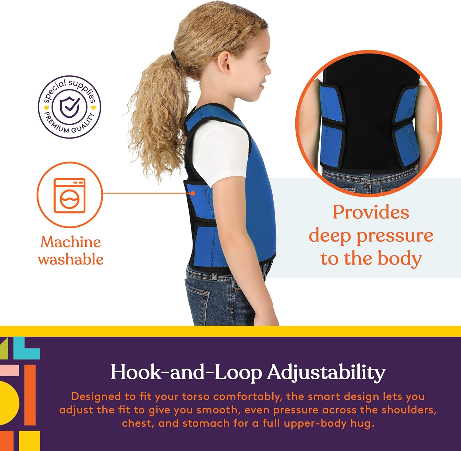 Deep Pressure Sensory Compression Vest