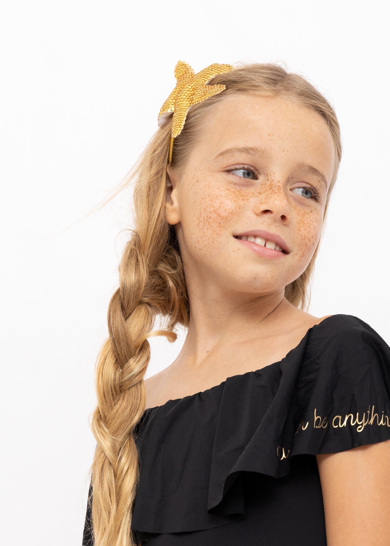 Gold Star Headband for Girls