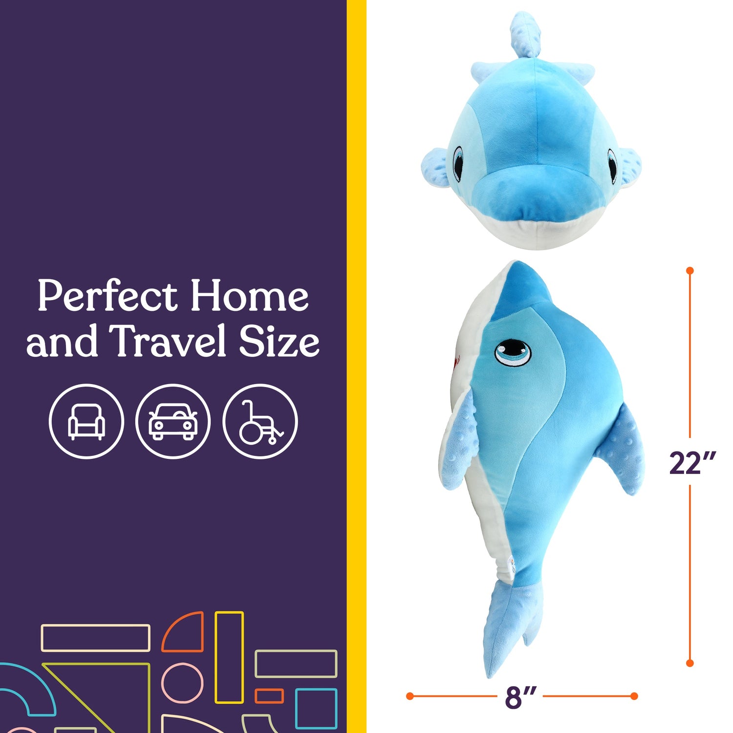 Sensory Vibrating Pillow-Whale