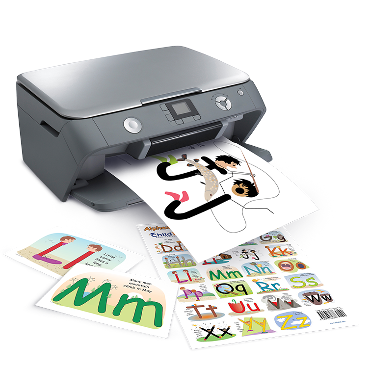 Right-Brained Alphabet Parent Kit