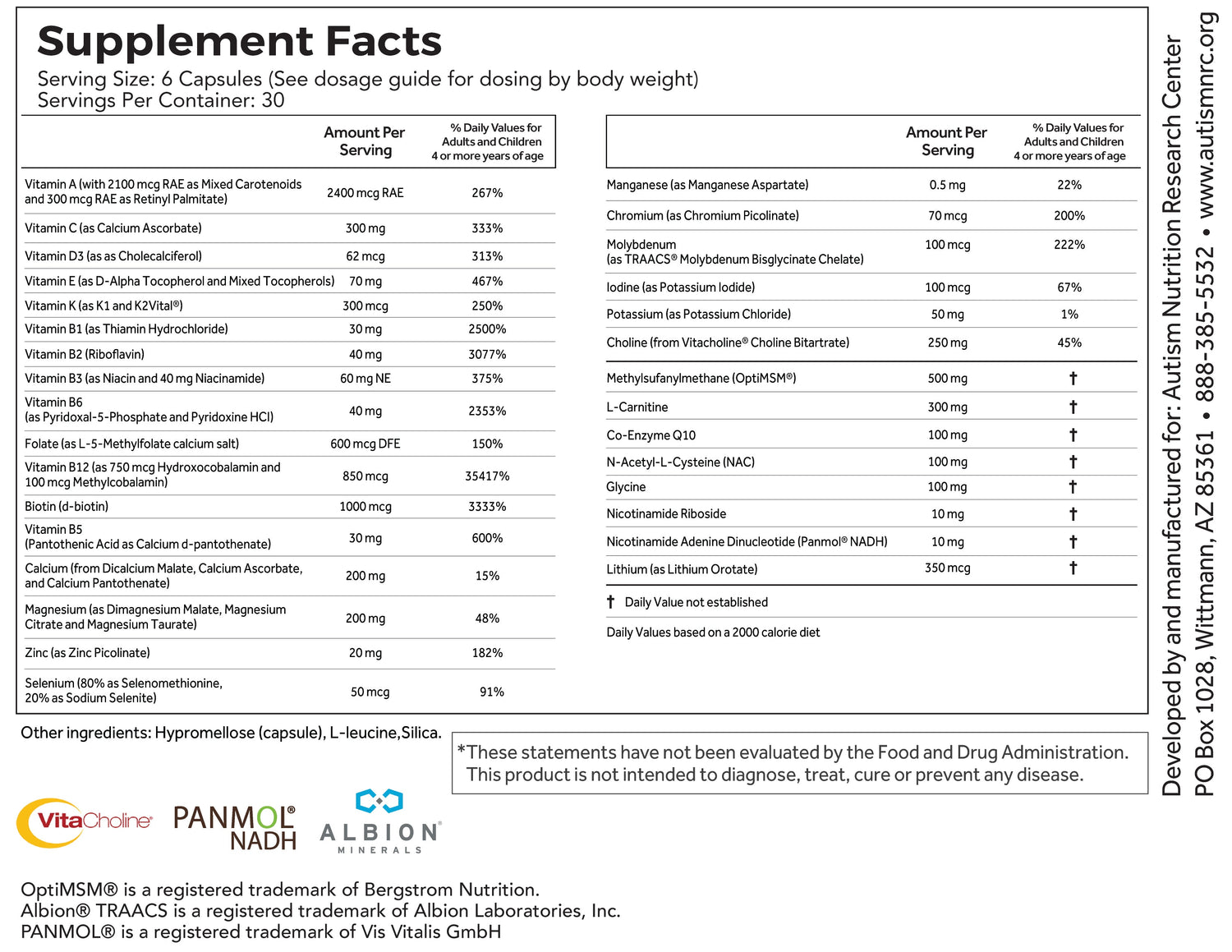 ANRC Essentials Plus Capsules 180 ct