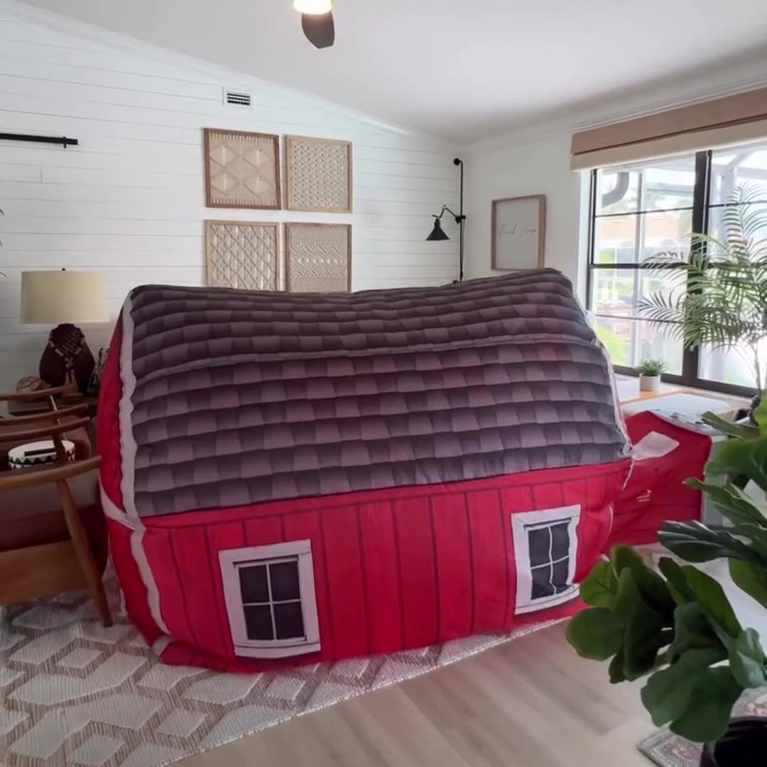 AirFort Farmers Barn Inflatable Kids Play Fort