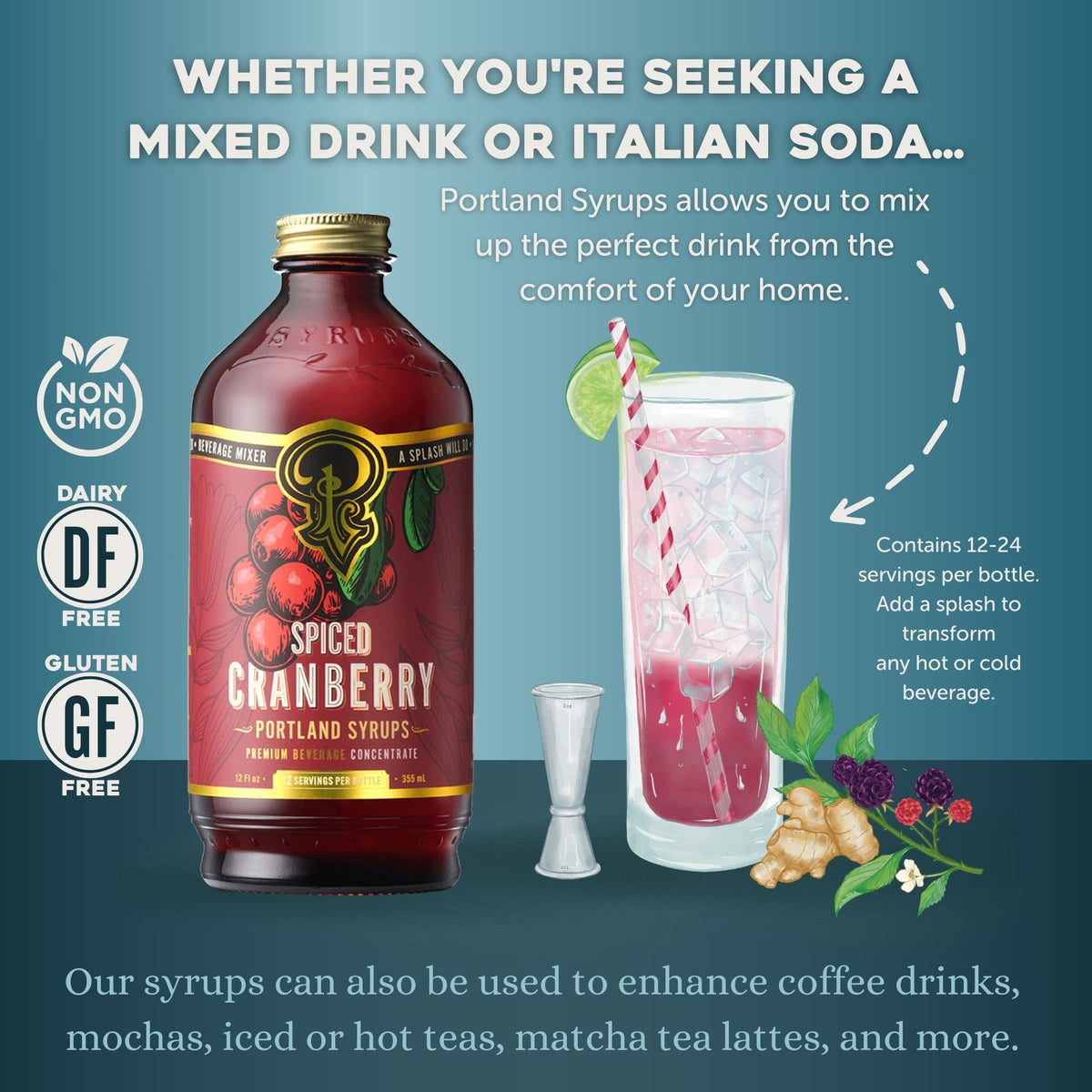 Spiced Cranberry Syrup