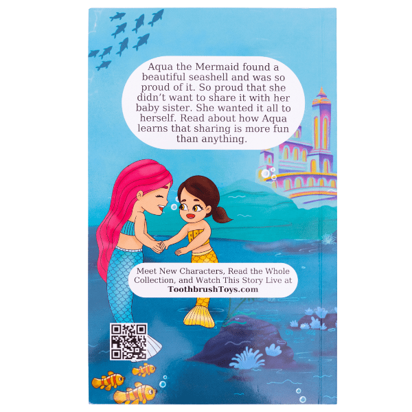 Aqua the Mermaid Storybook for Kids - Aqua Seashell Adventure