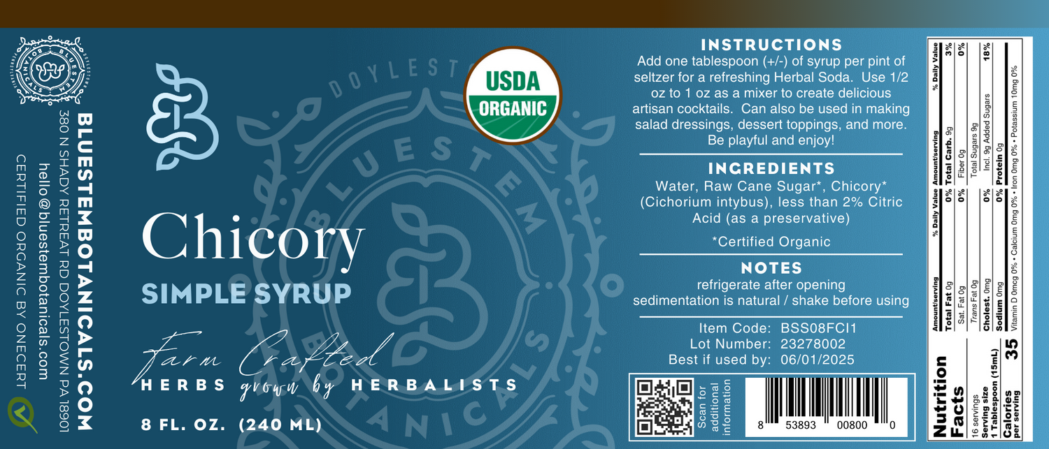 Simple Syrup, Chicory, ORG