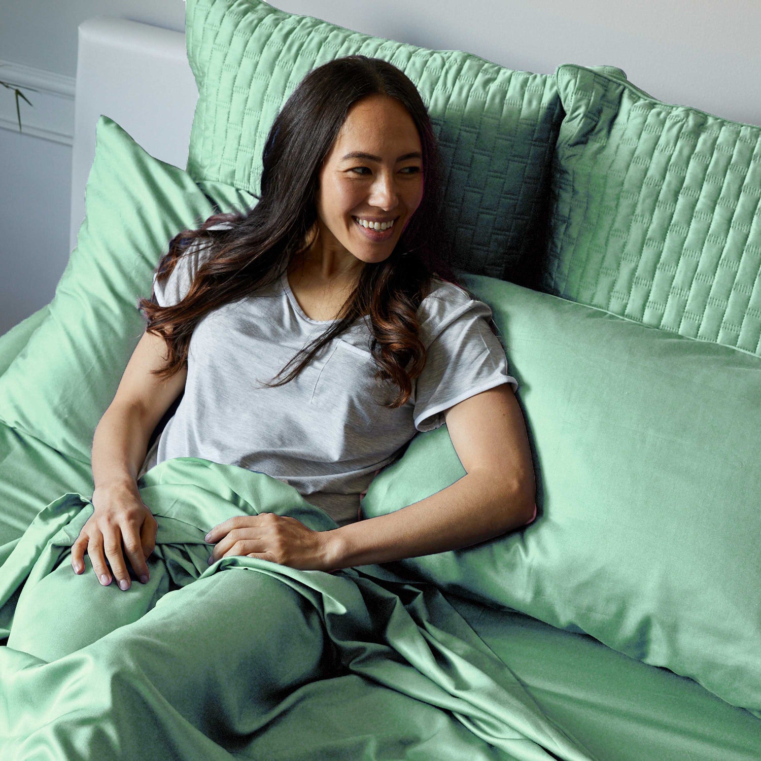 Bamboo Pillowcase Set – Seaglass