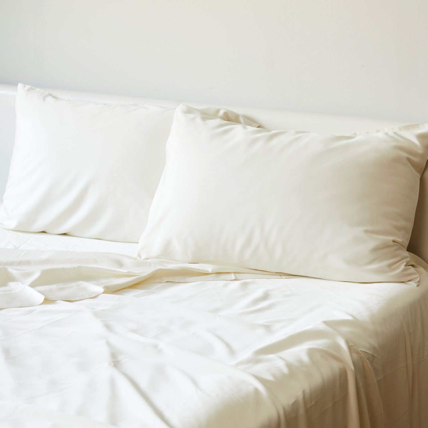 Bamboo Fitted Sheet - Ivory