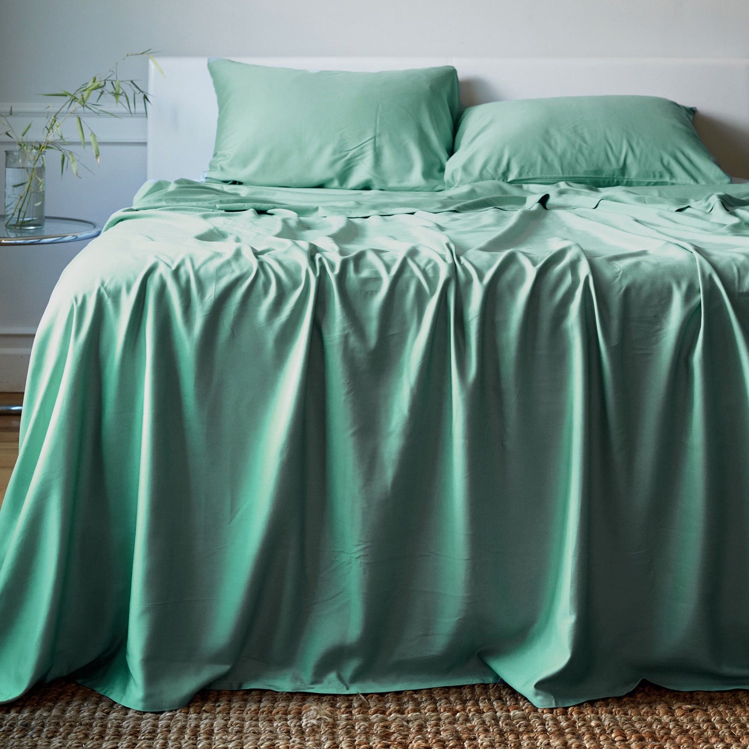 Bamboo Bed Sheet Set - Seaglass