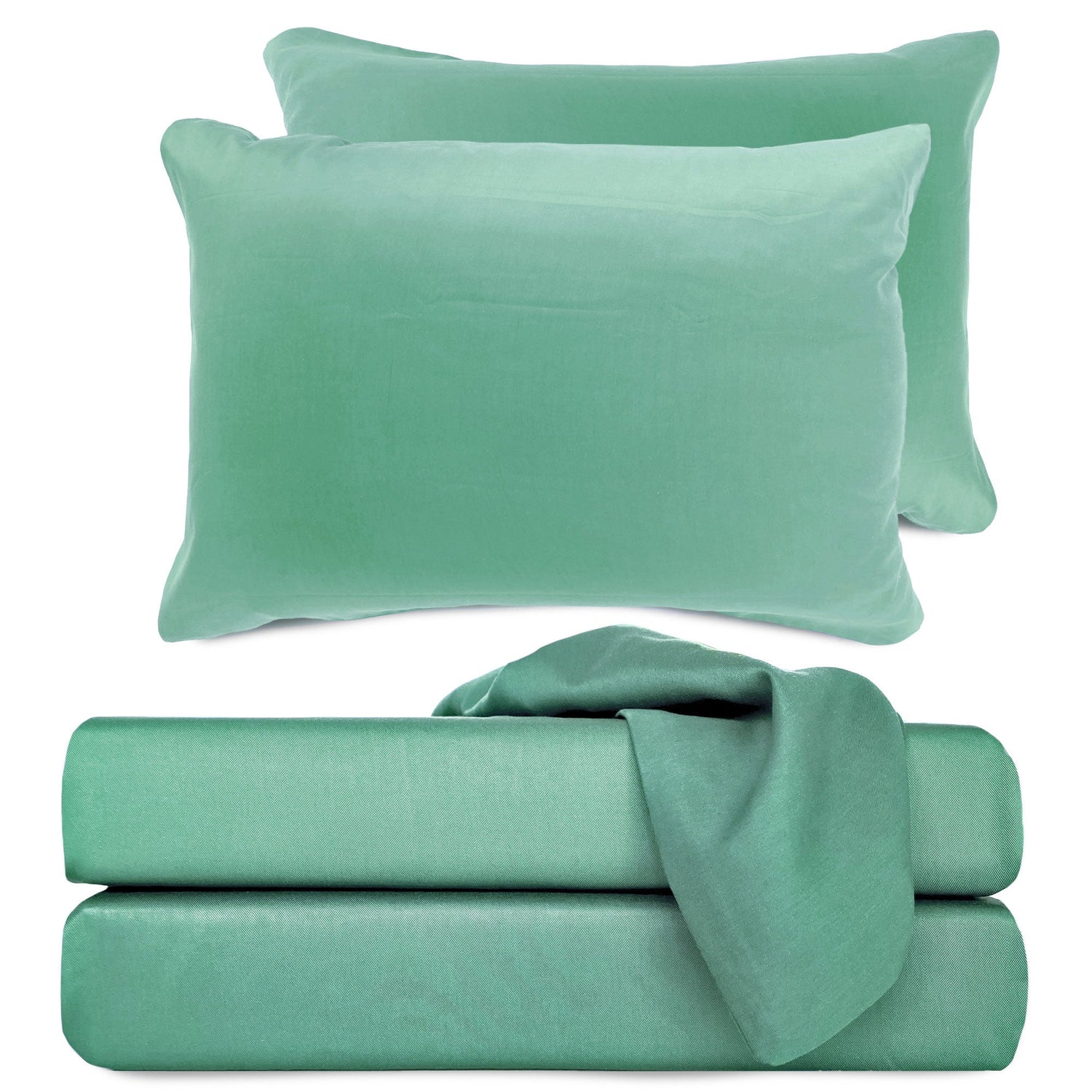 Bamboo Bed Sheet Set - Seaglass
