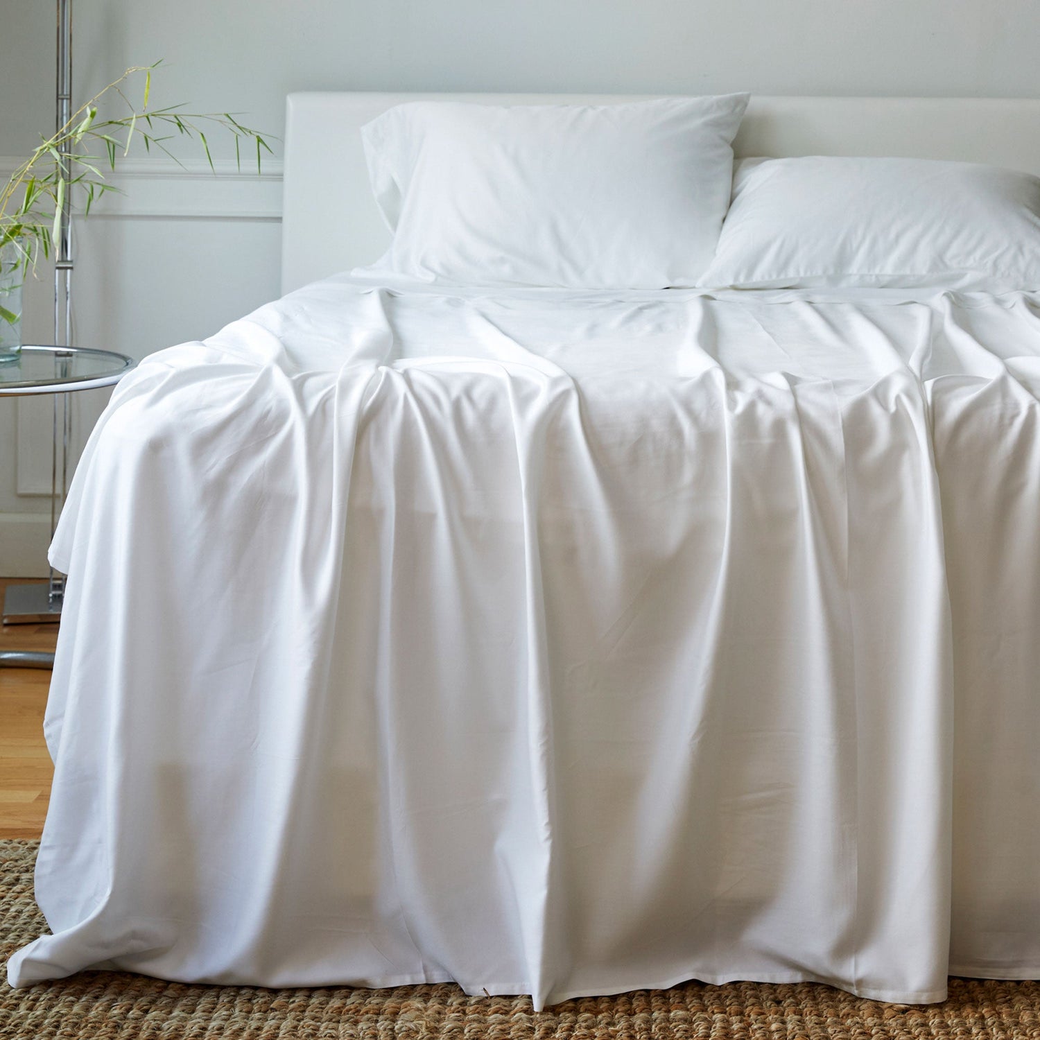Bamboo Bed Sheet Set - White