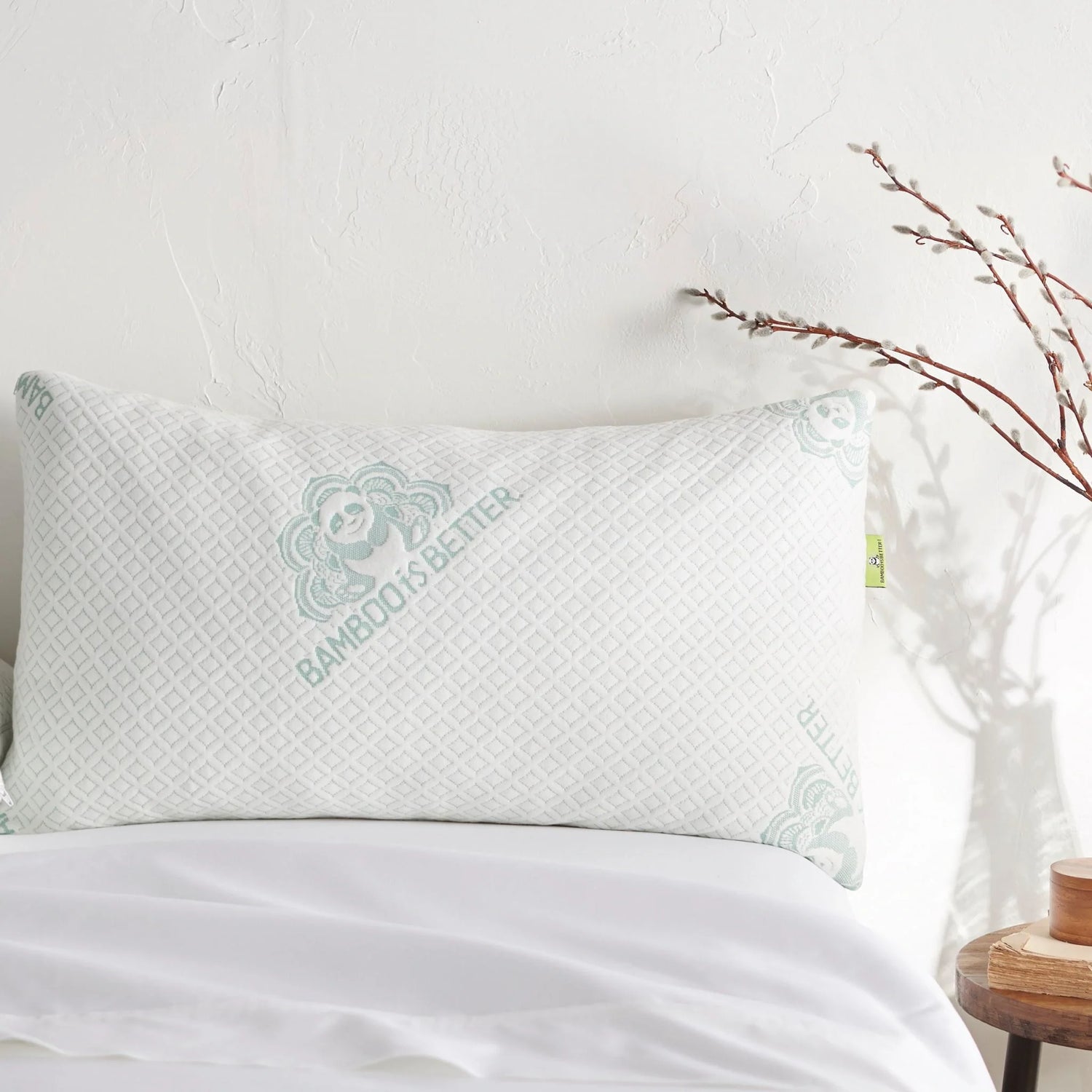 Adjustable Bamboo Cooling Pillow – Memory Foam Comfort
