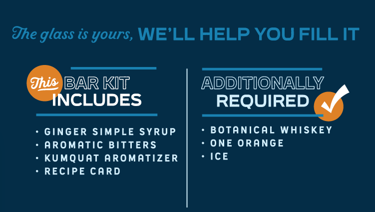 Whiskey Cocktail Kit - Bluestem Botanicals