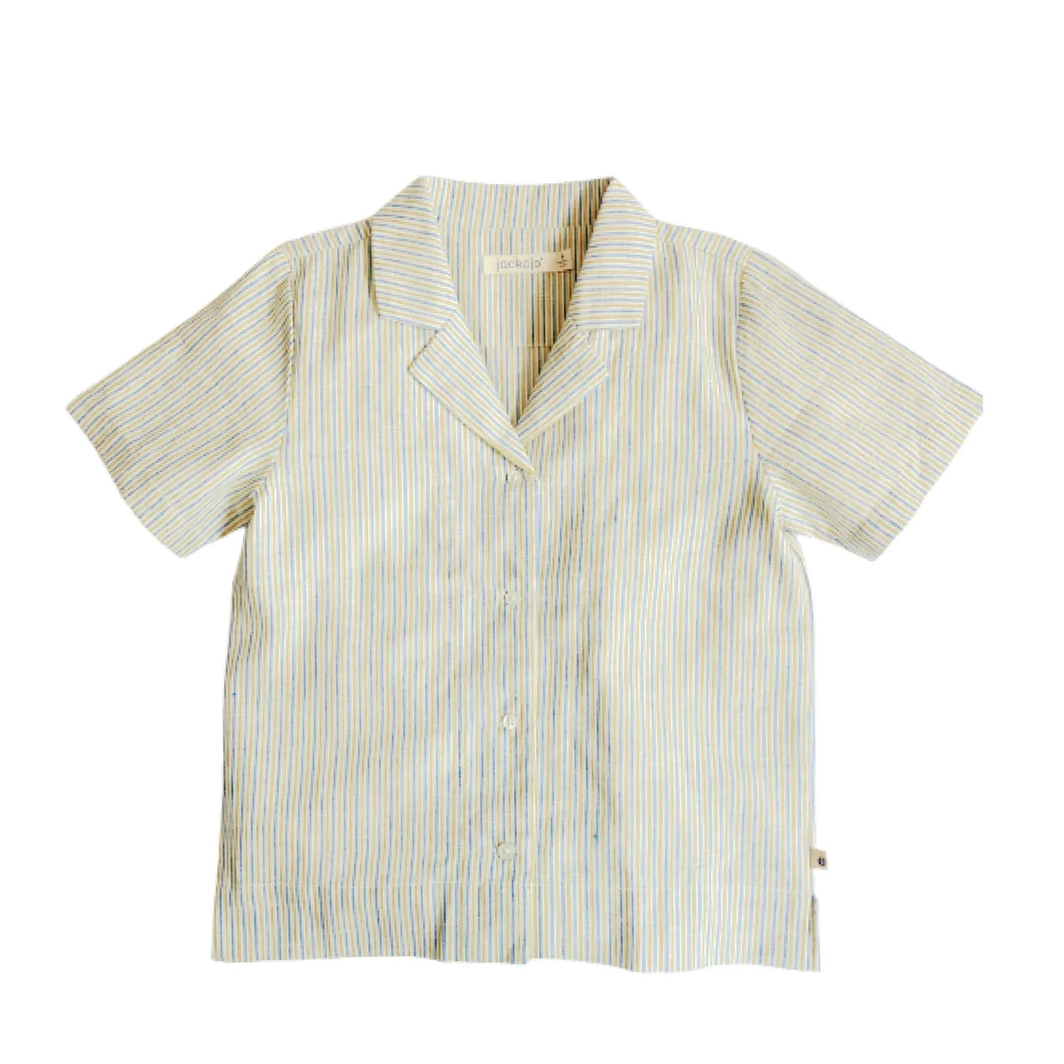Dylan Camp Shirt - Driftwood Stripe